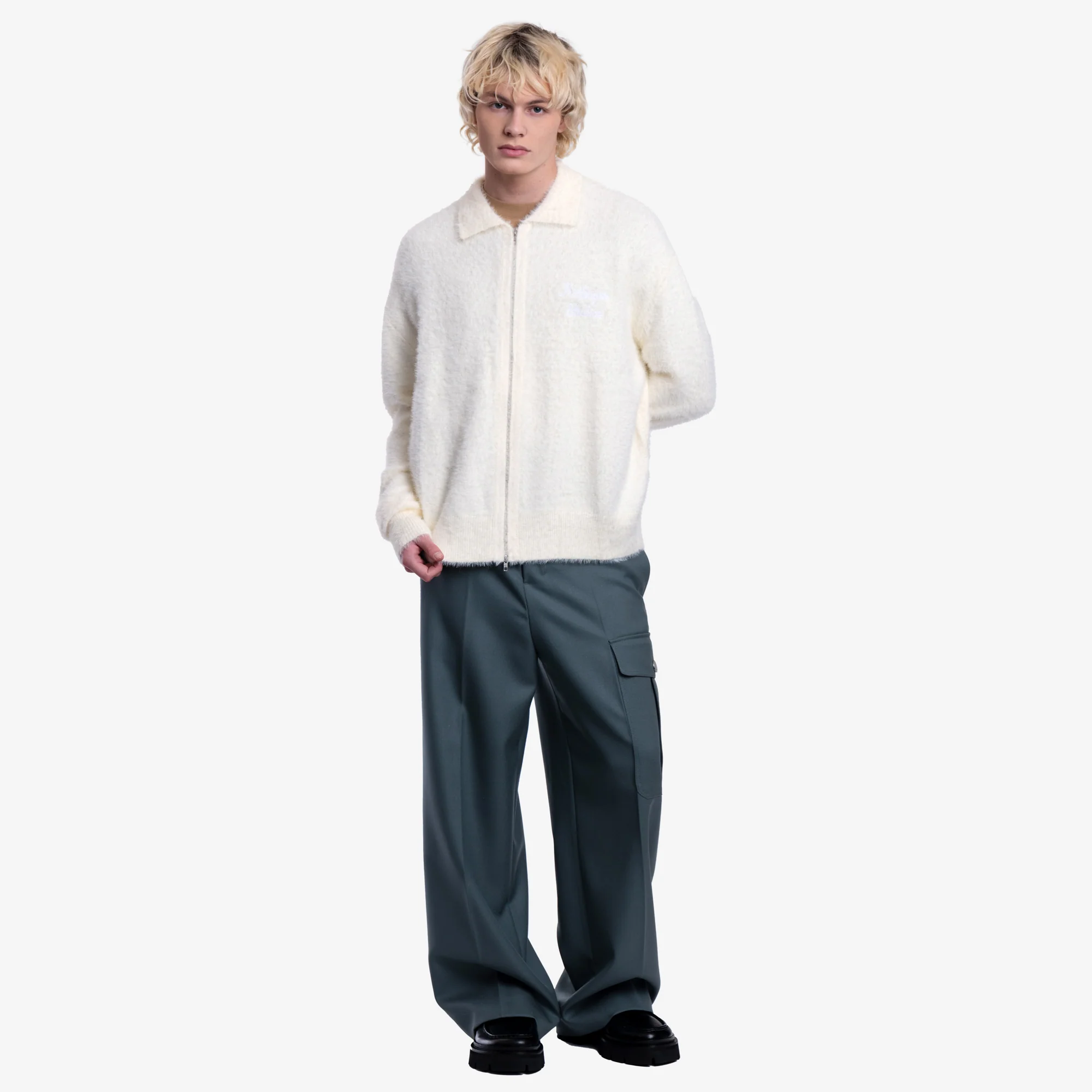 Straight Fit Cargo Trousers - Image 2
