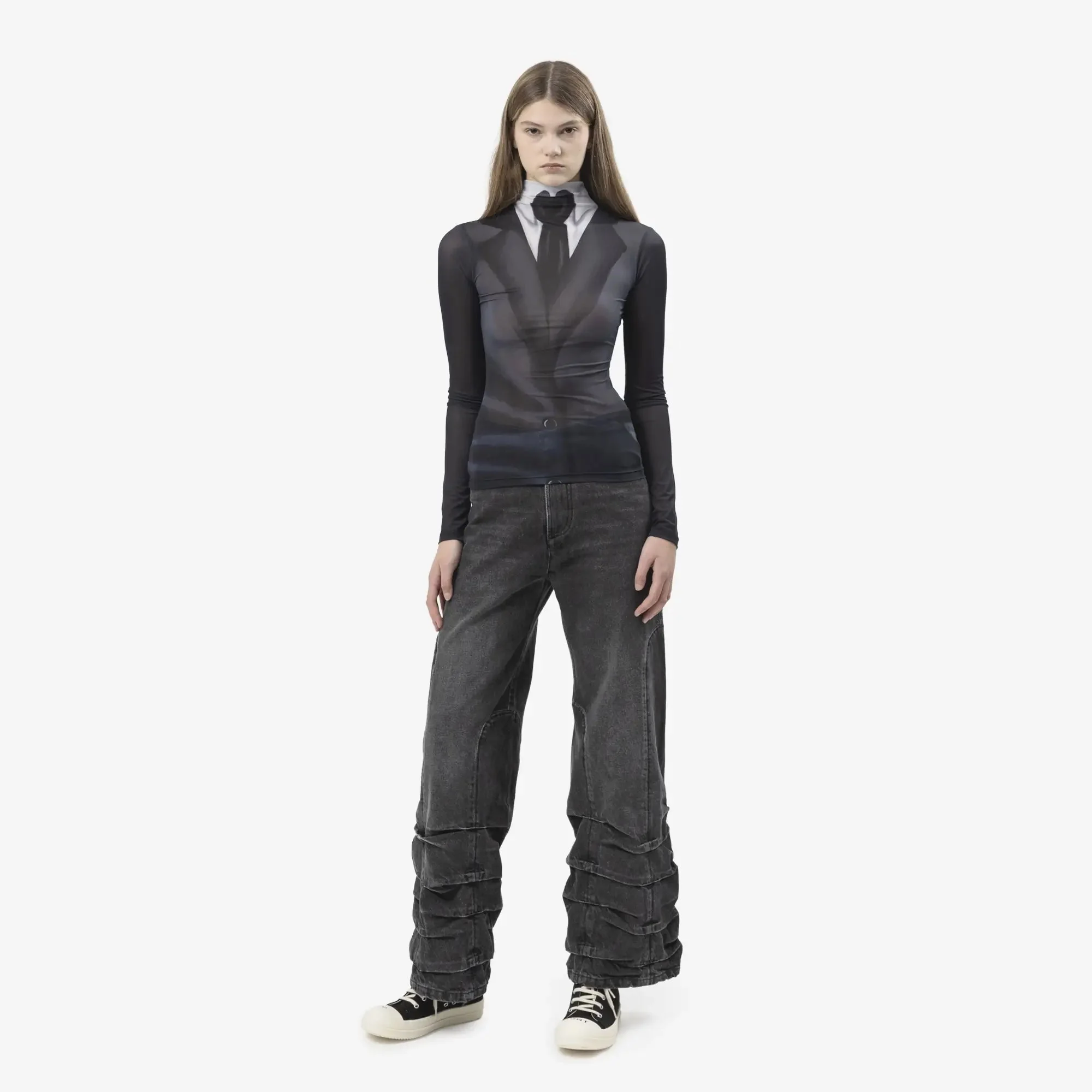 Womens Tindra Printed Suit Turtleneck - Image 2