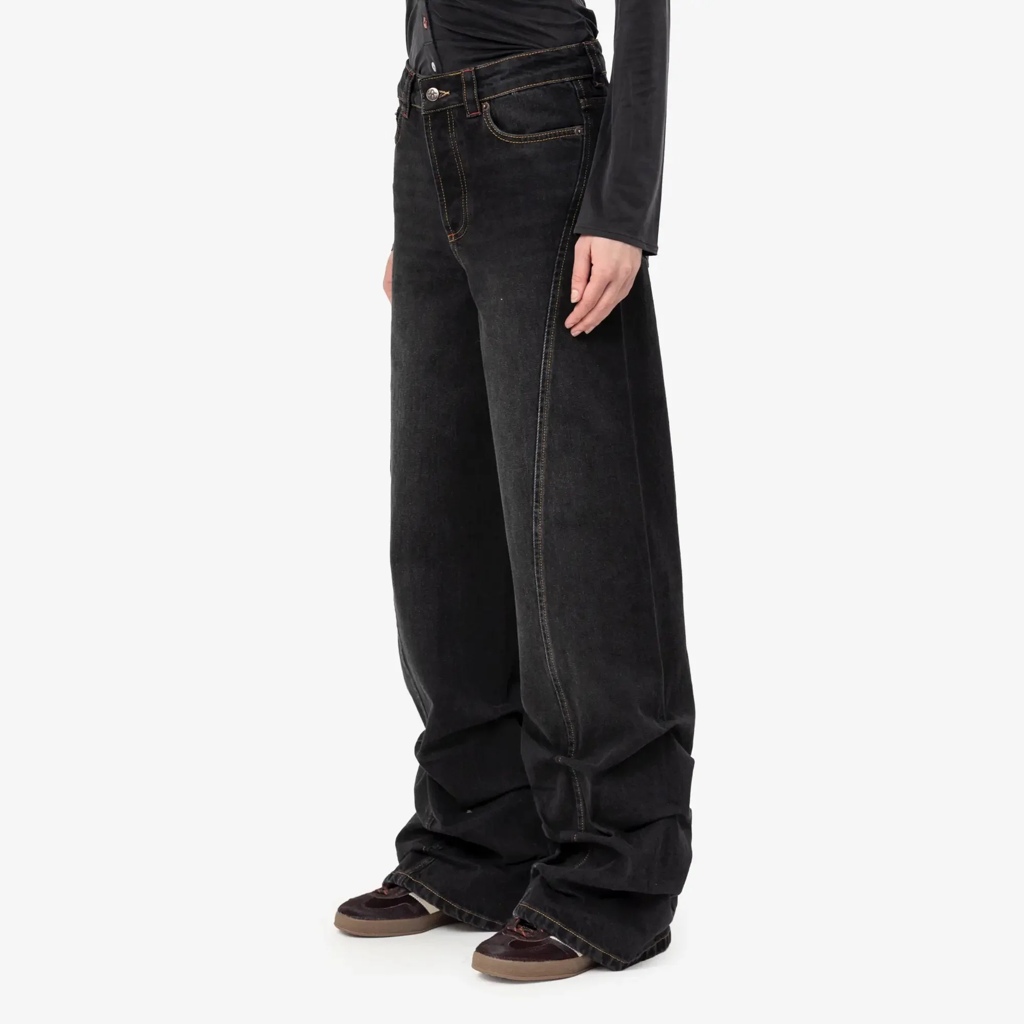 Womens Jessie Pleated Jeans - Image 3