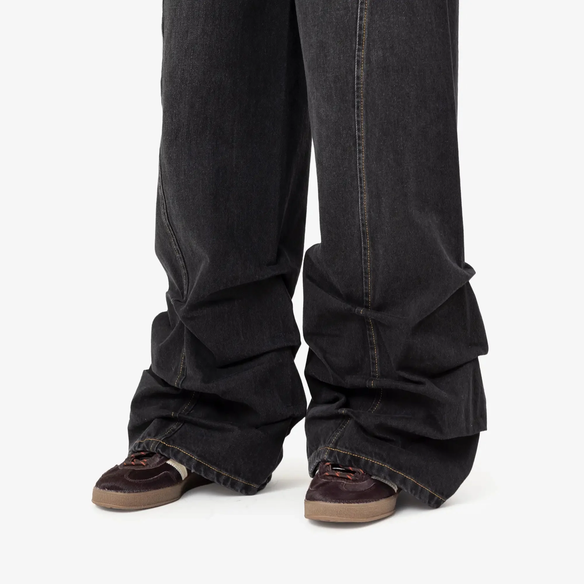 Womens Jessie Pleated Jeans - Image 5