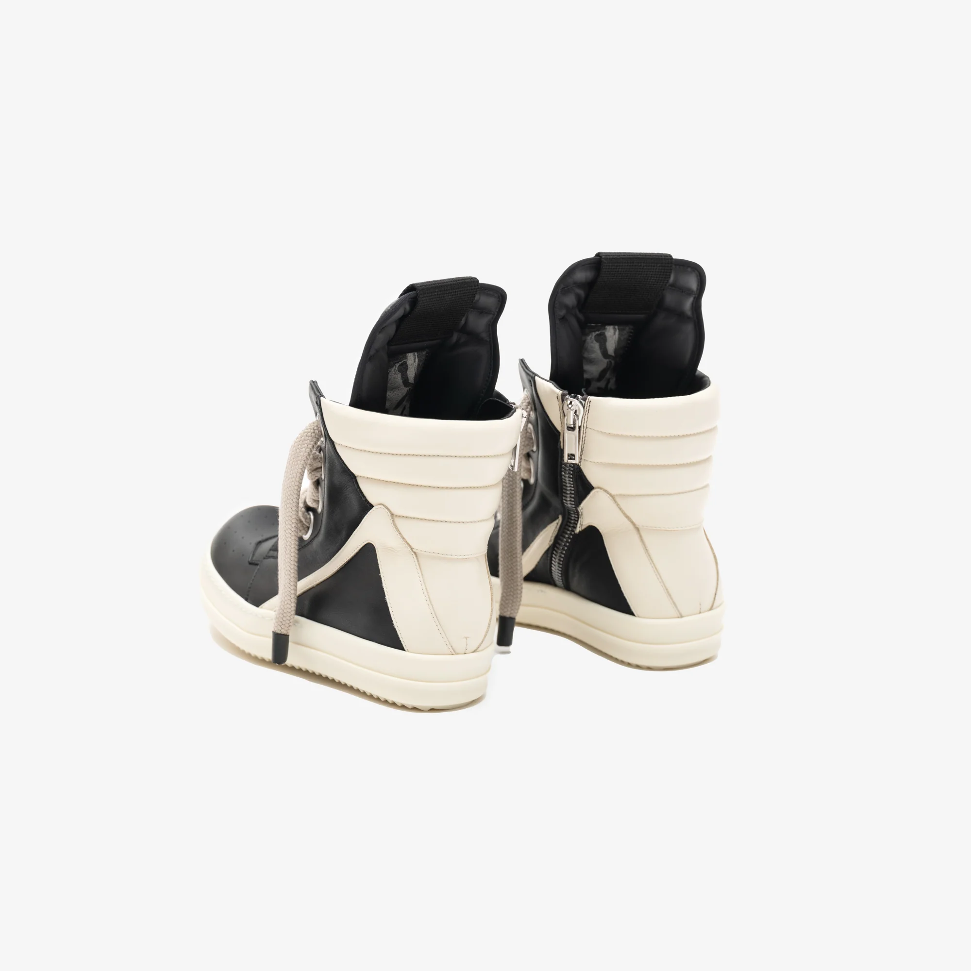 Black Geobasket Jumbolace Sneakers - Image 2