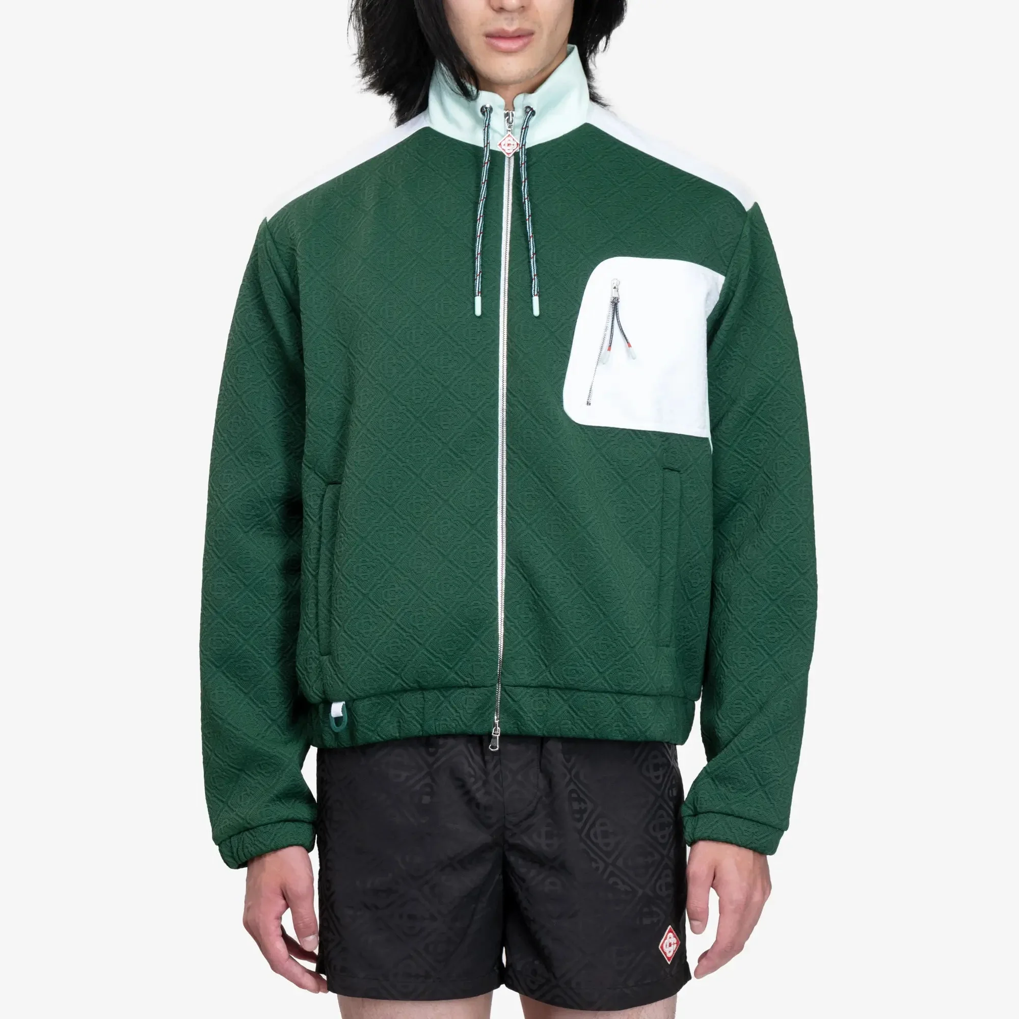Jacquard Nylon Jacket