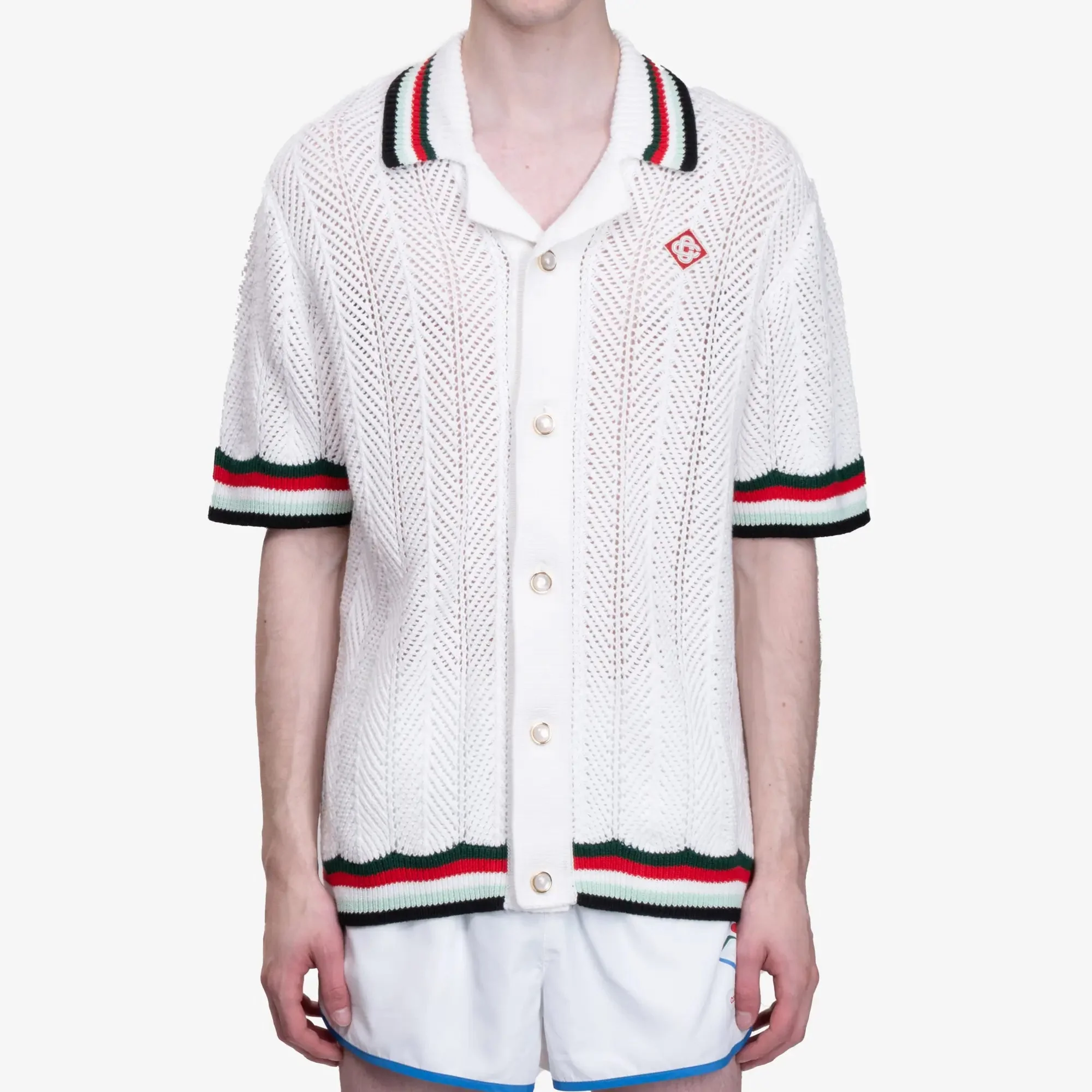 Montage Ondulee Crochet Shirt