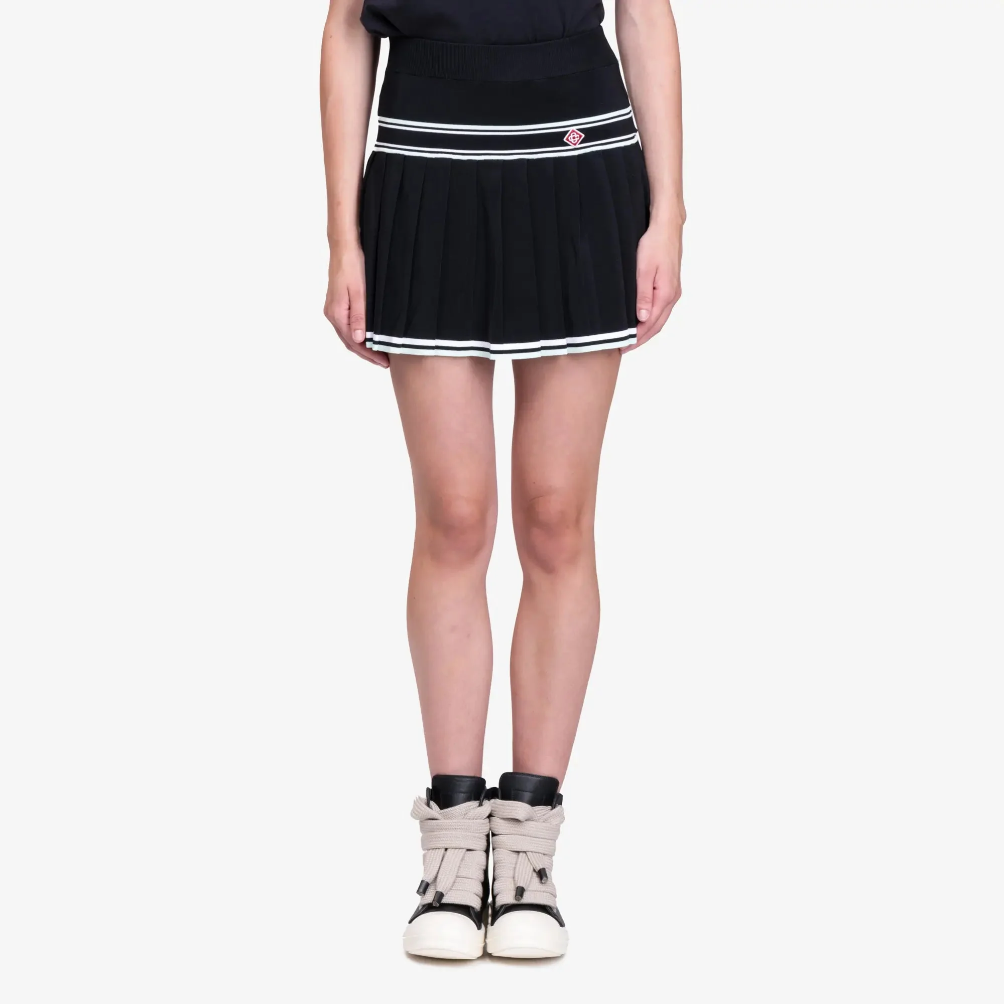 Womens Viscose Pleated Skirt