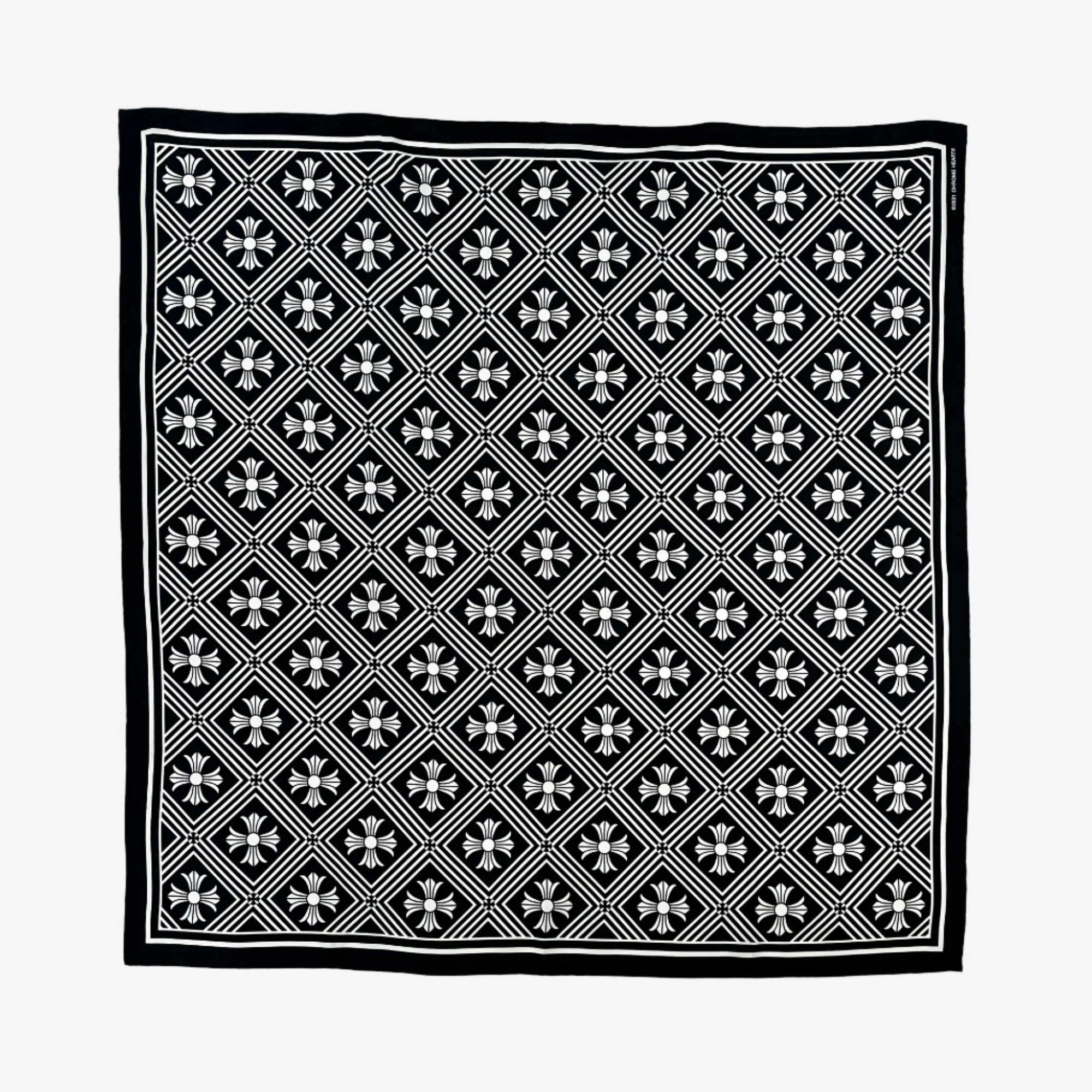 Chrome Hearts Math Plus Silk Scarf - Image 2