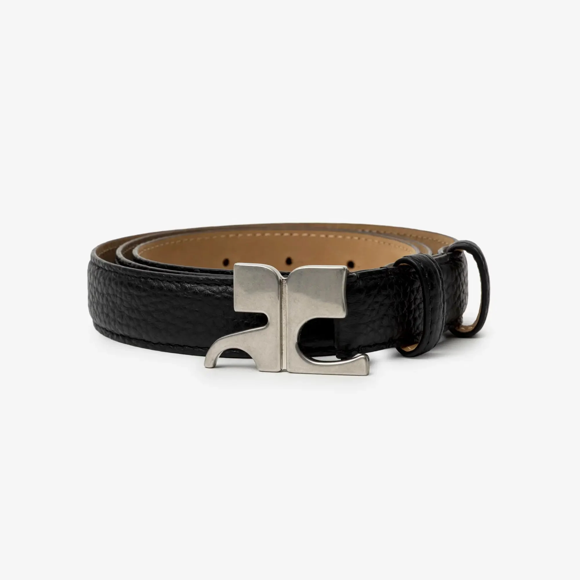 AC 25mm Grained Leather Belt