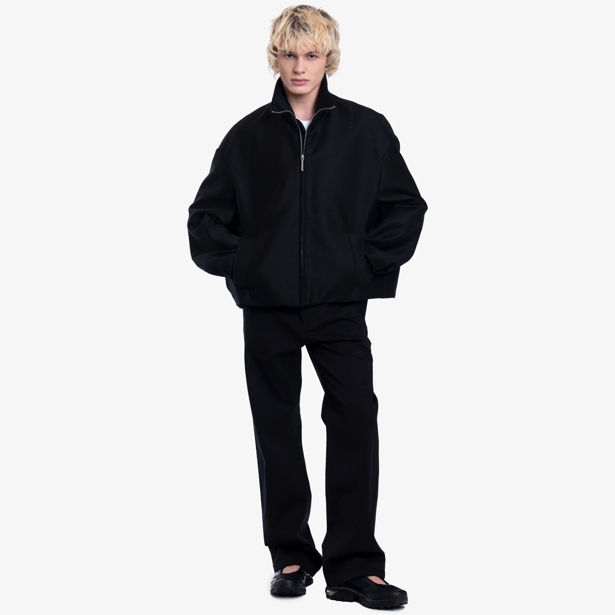 Cropped Cocoon Jacket - Image 2