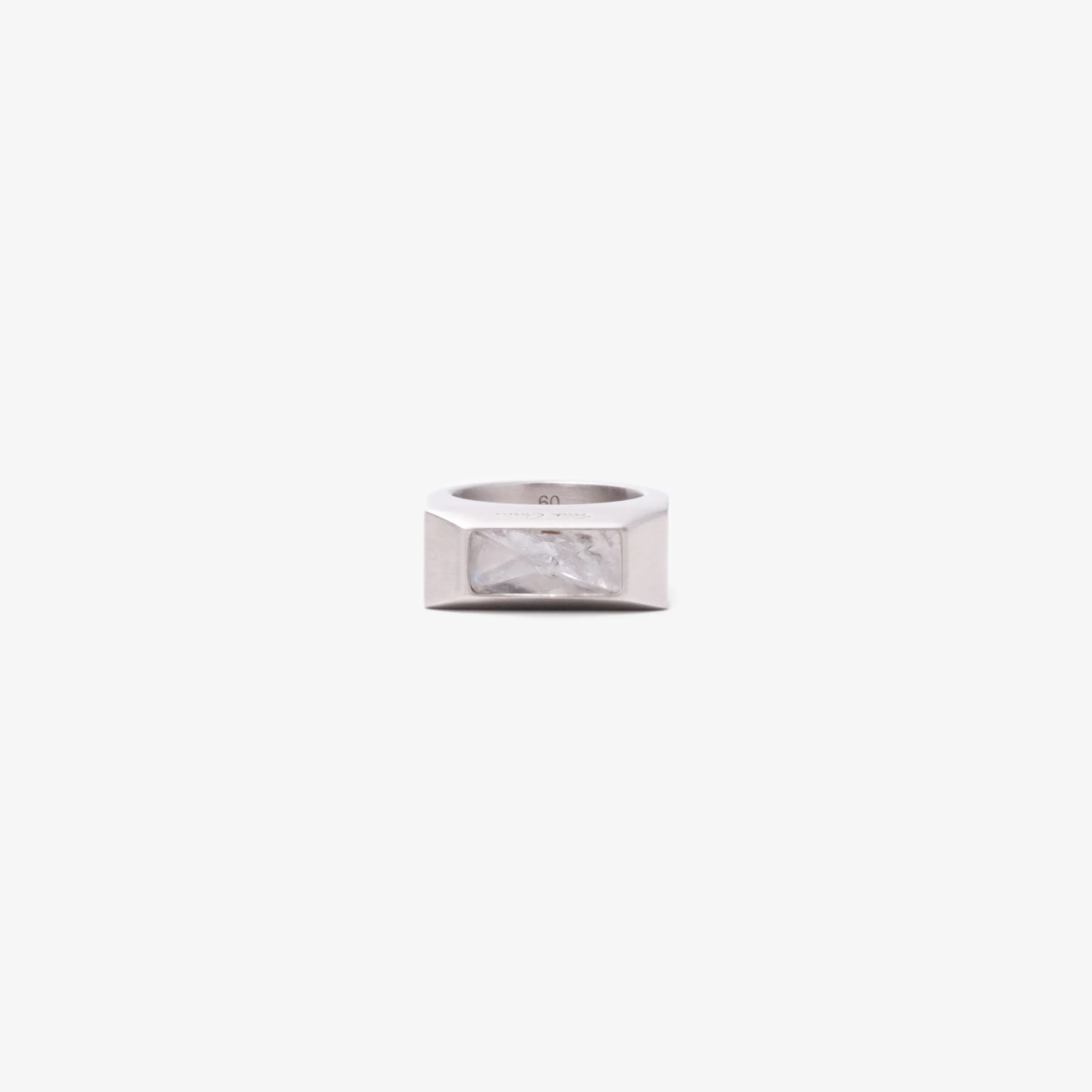 Crystal Pyramid Ring