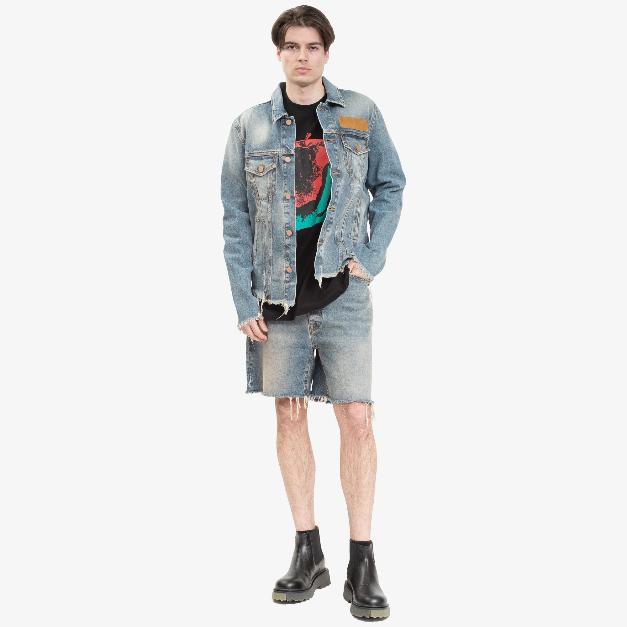 Curved Regular 5 Pocket Shorts - Image 2