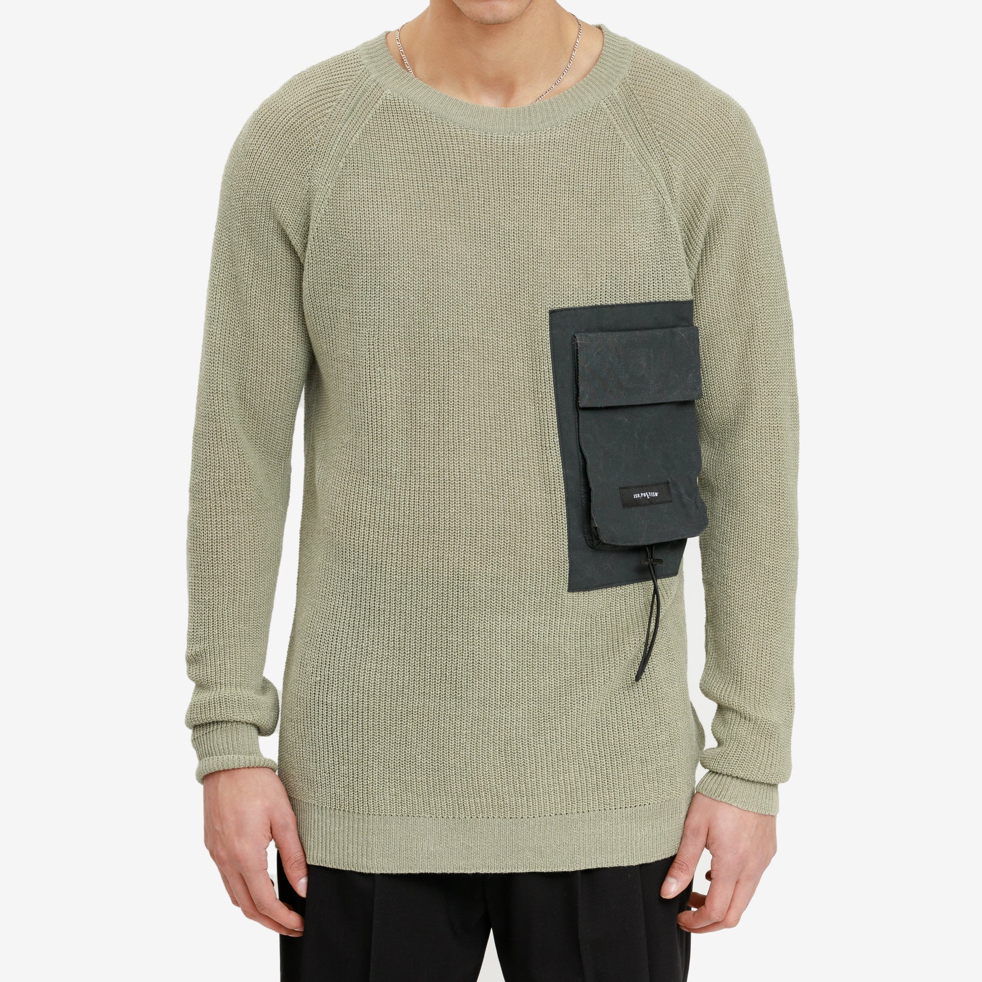 Dhenain Rib Pocket Sweater