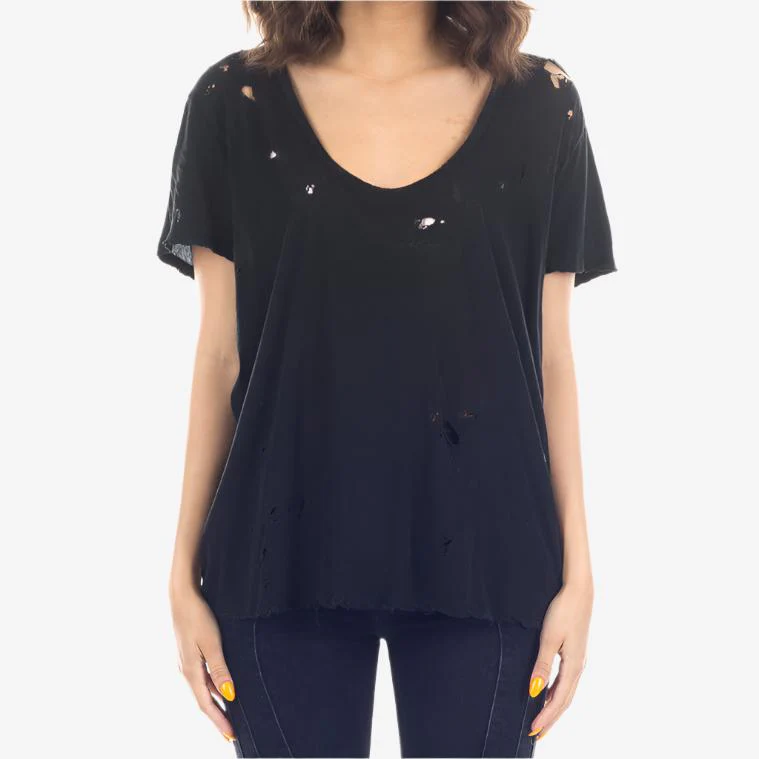 Womens Distressed Tee