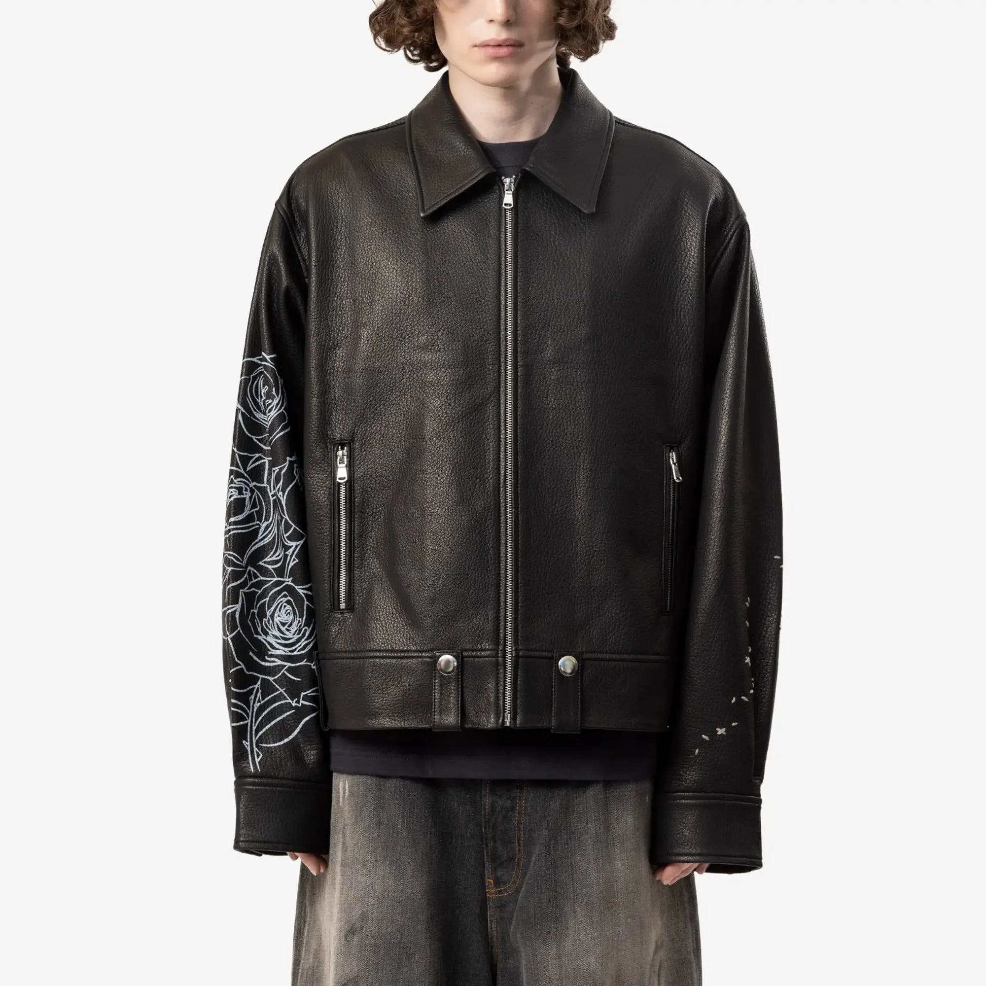 Roses Leather Jacket