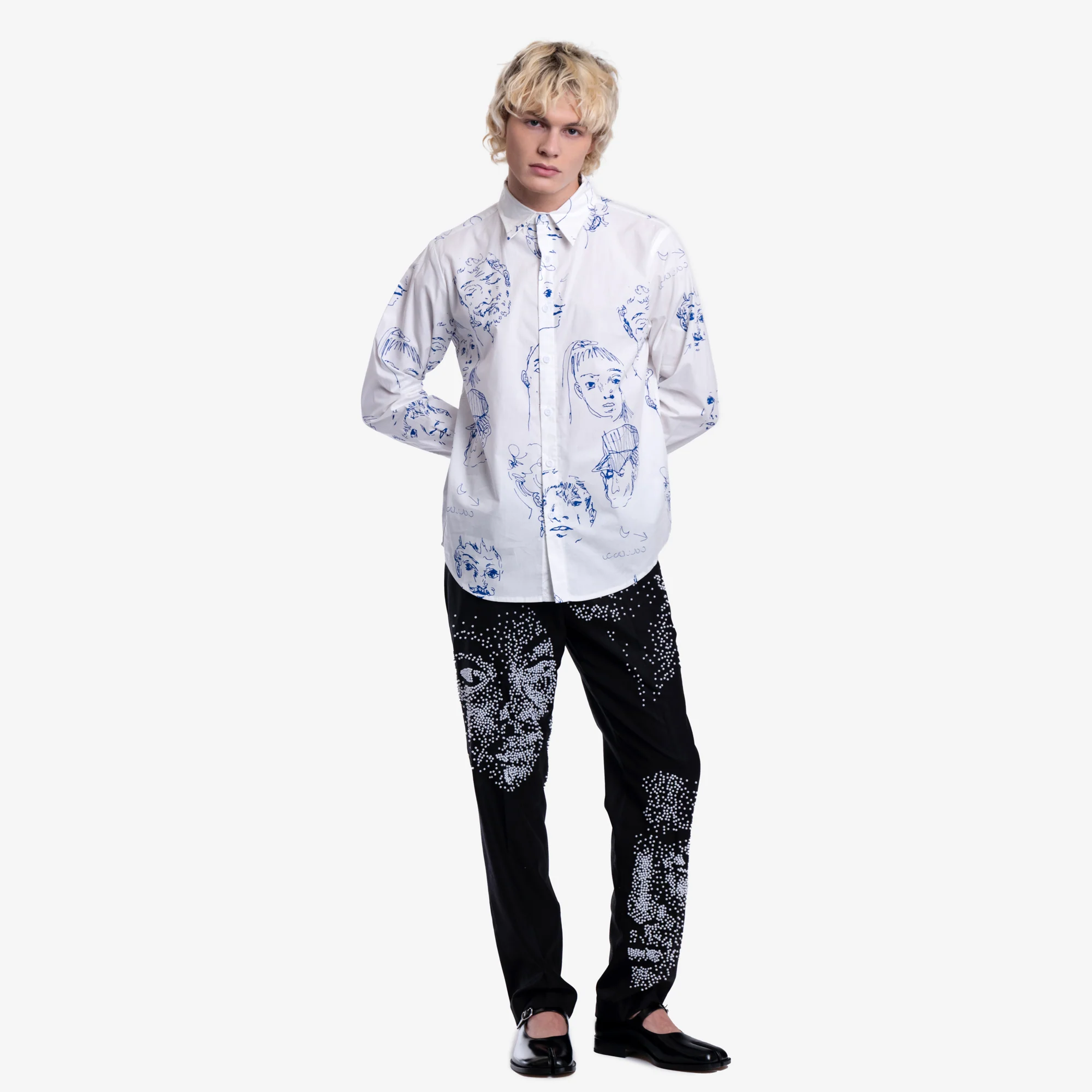 Doodle Faces Shirt - Image 2