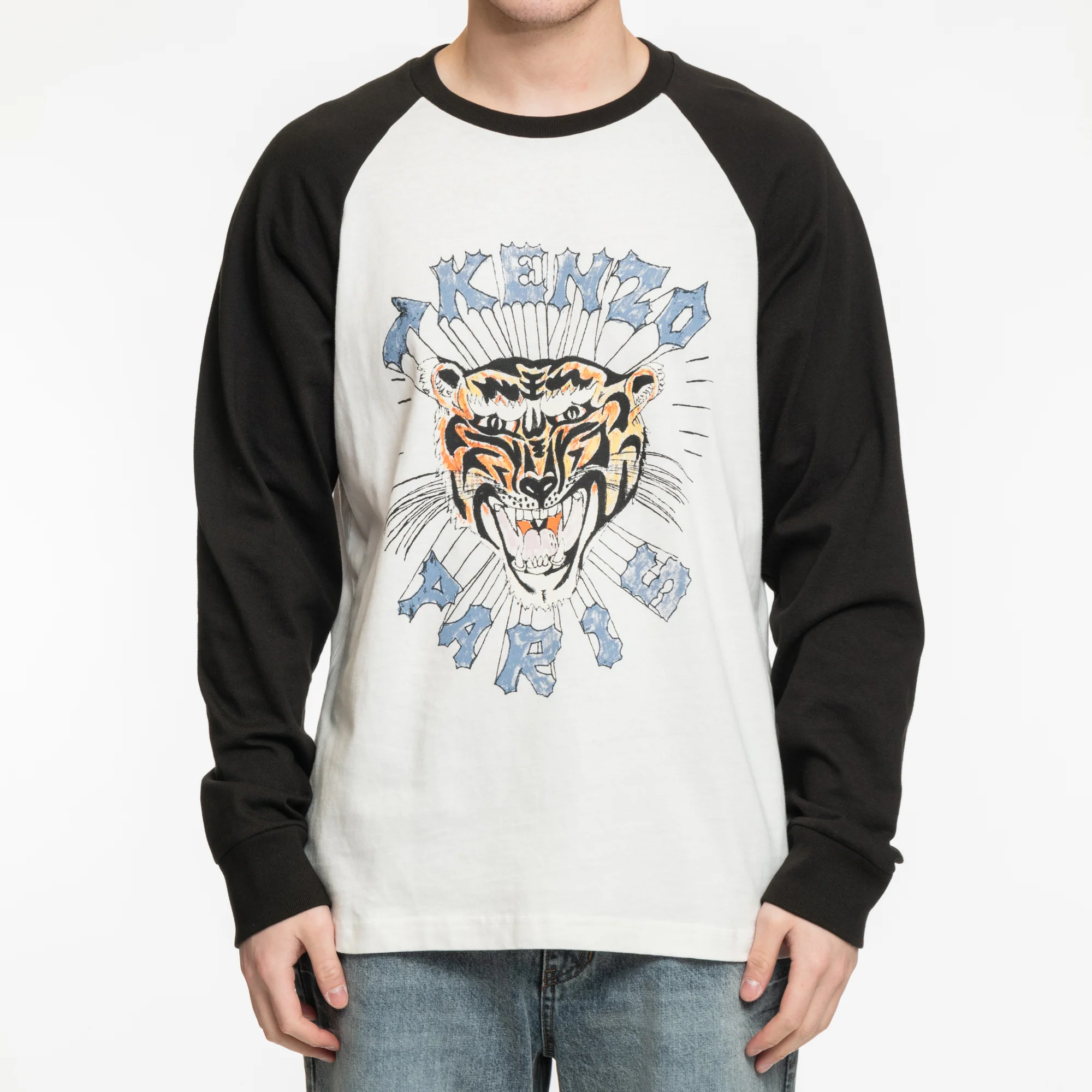 Drawn Varsity Raglan LS Tee