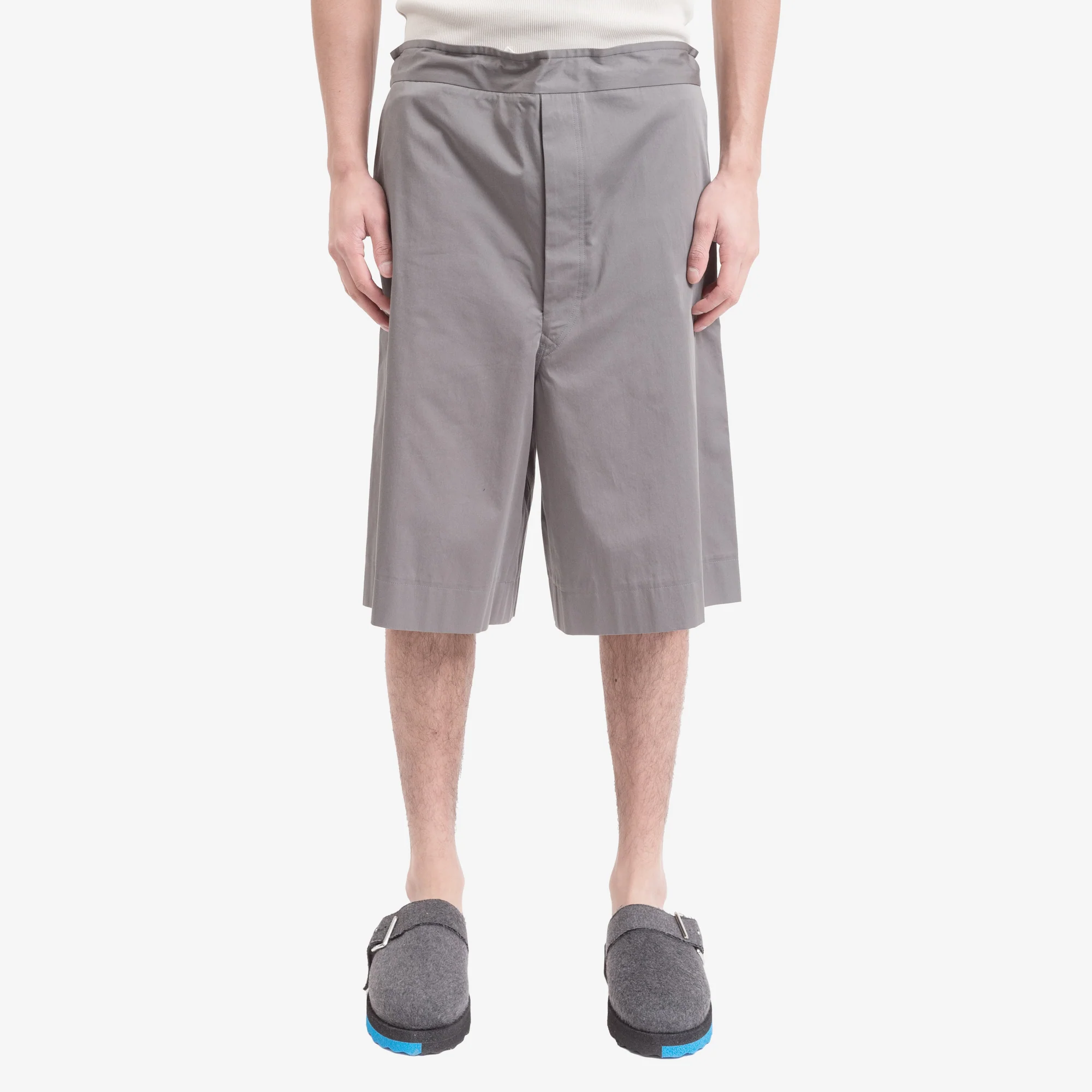 Drawstring Wide Shorts