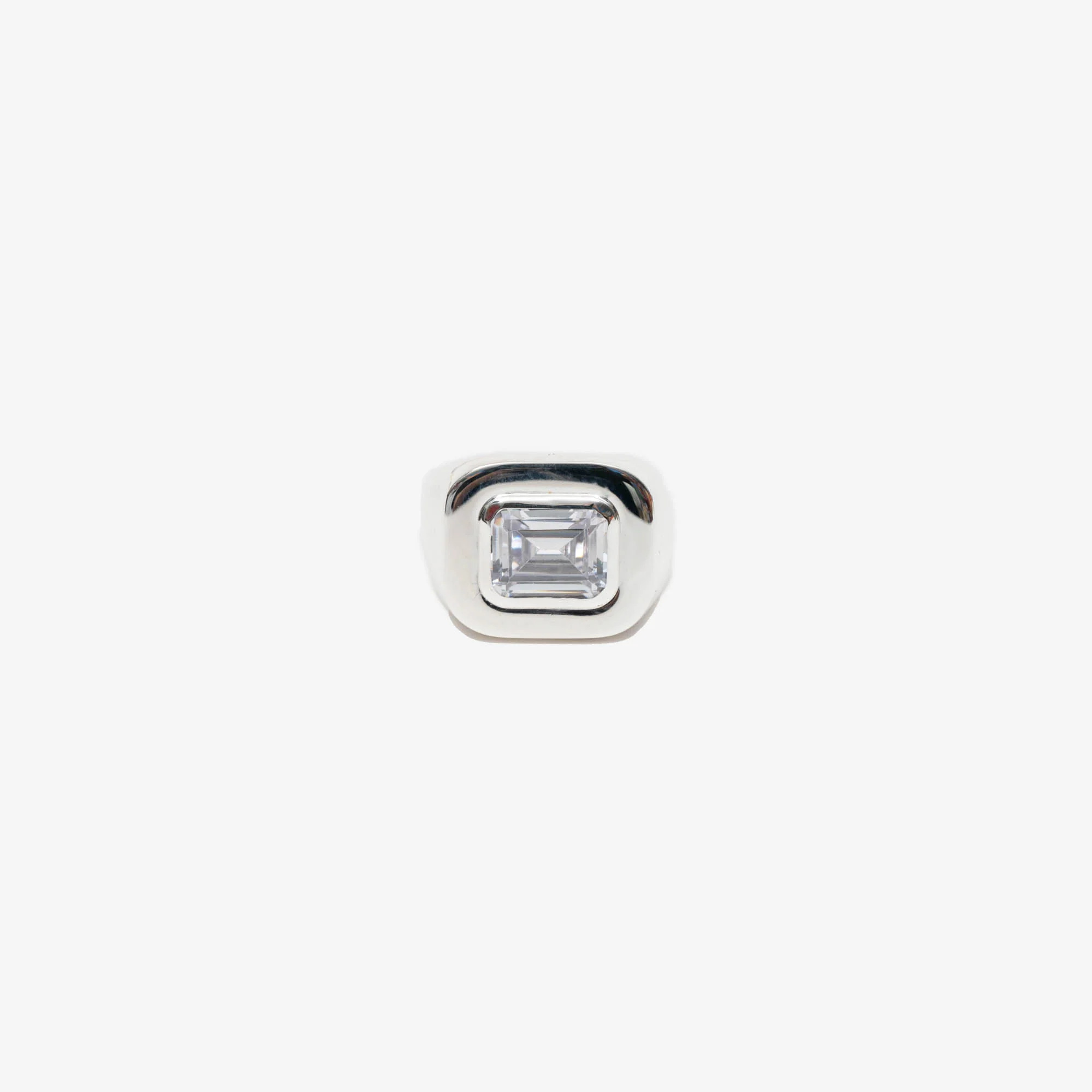 Emerald Cut Signet Ring