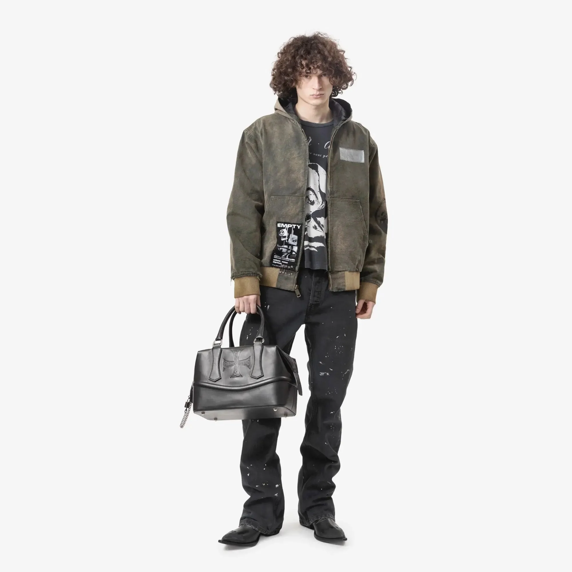 War Started Hooded Work Jacket - Image 2