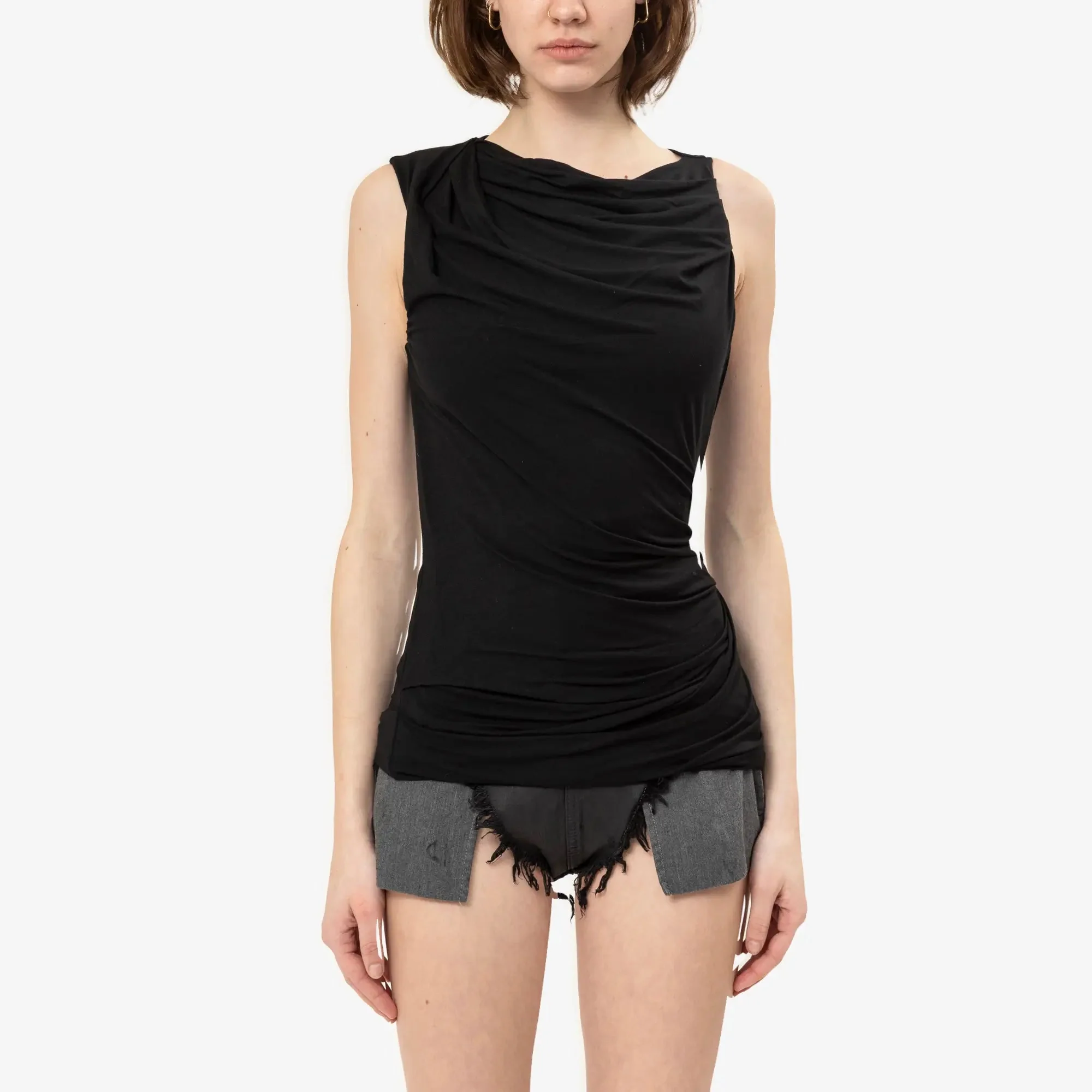 Womens Drape Tank Top
