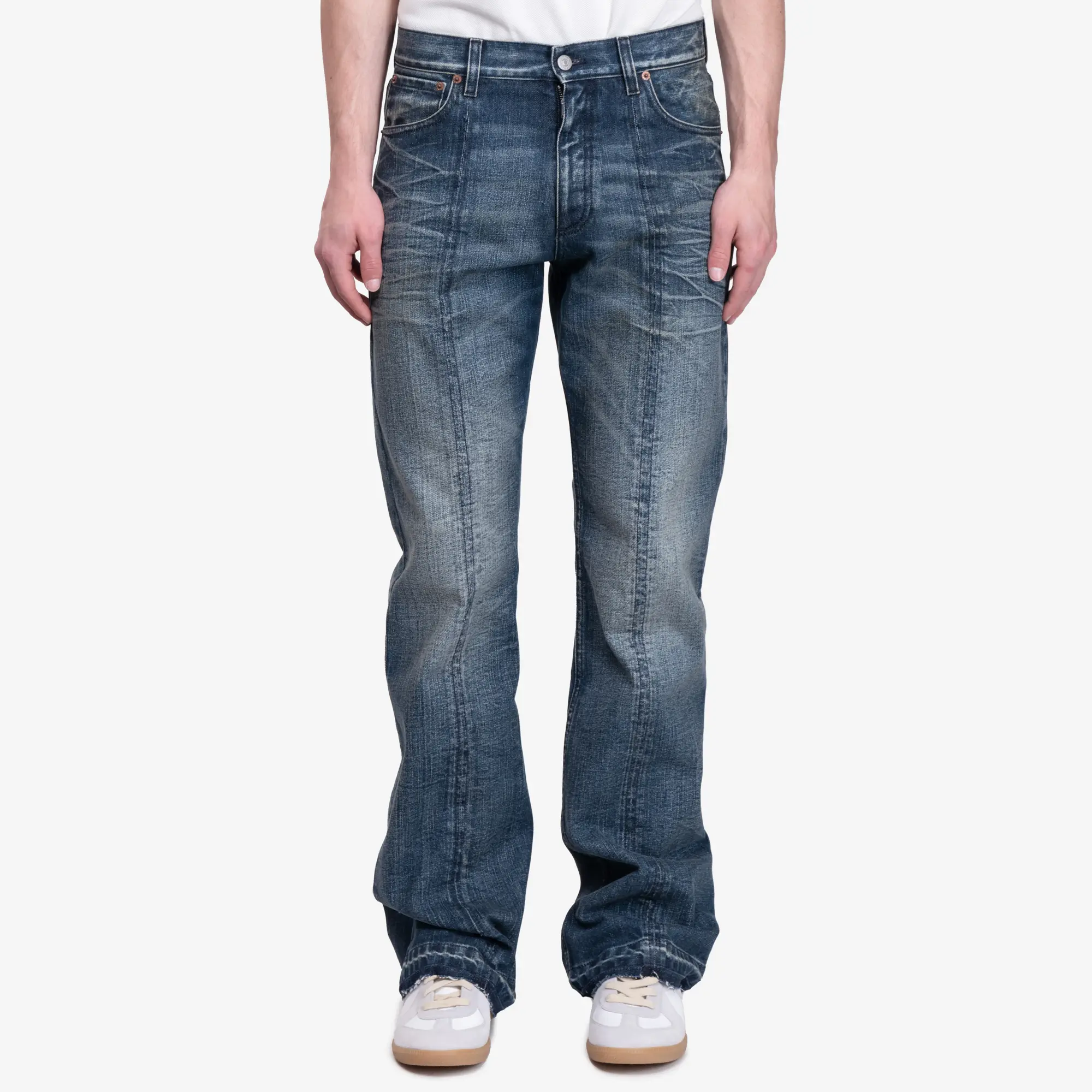 Front Hem Jeans