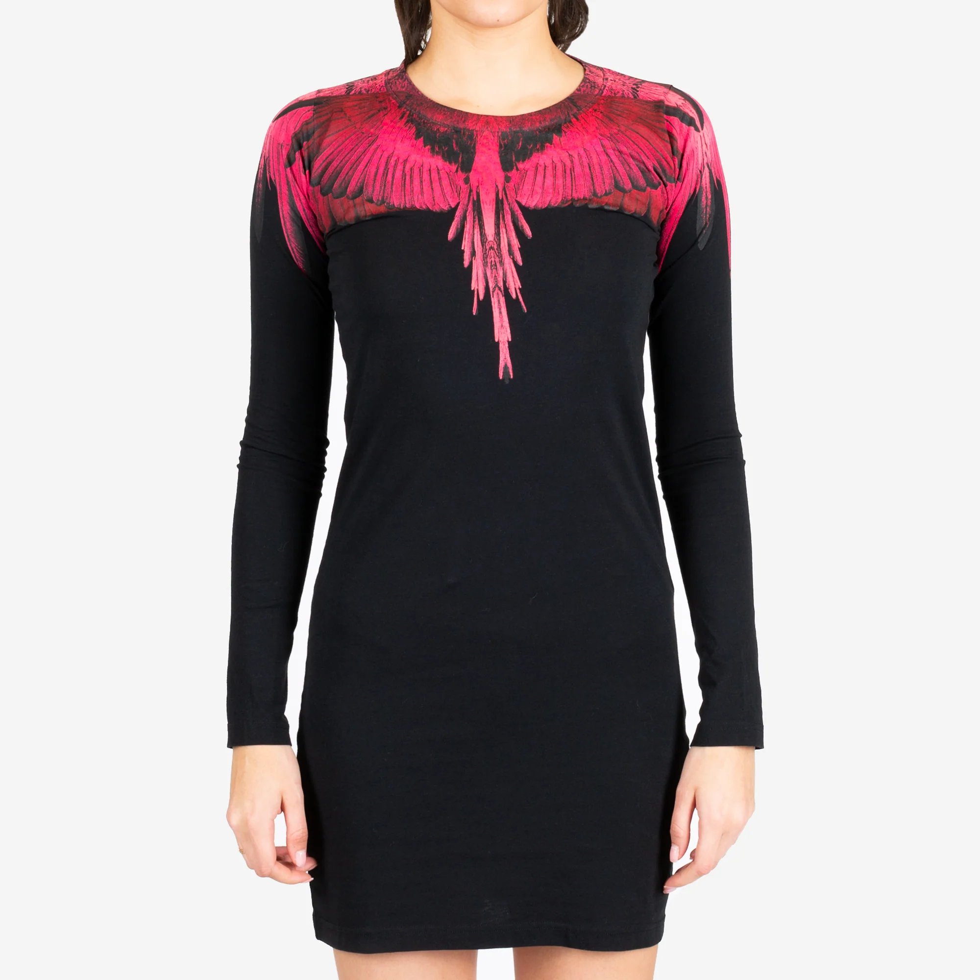 Womens Fuchsia Wings Dress