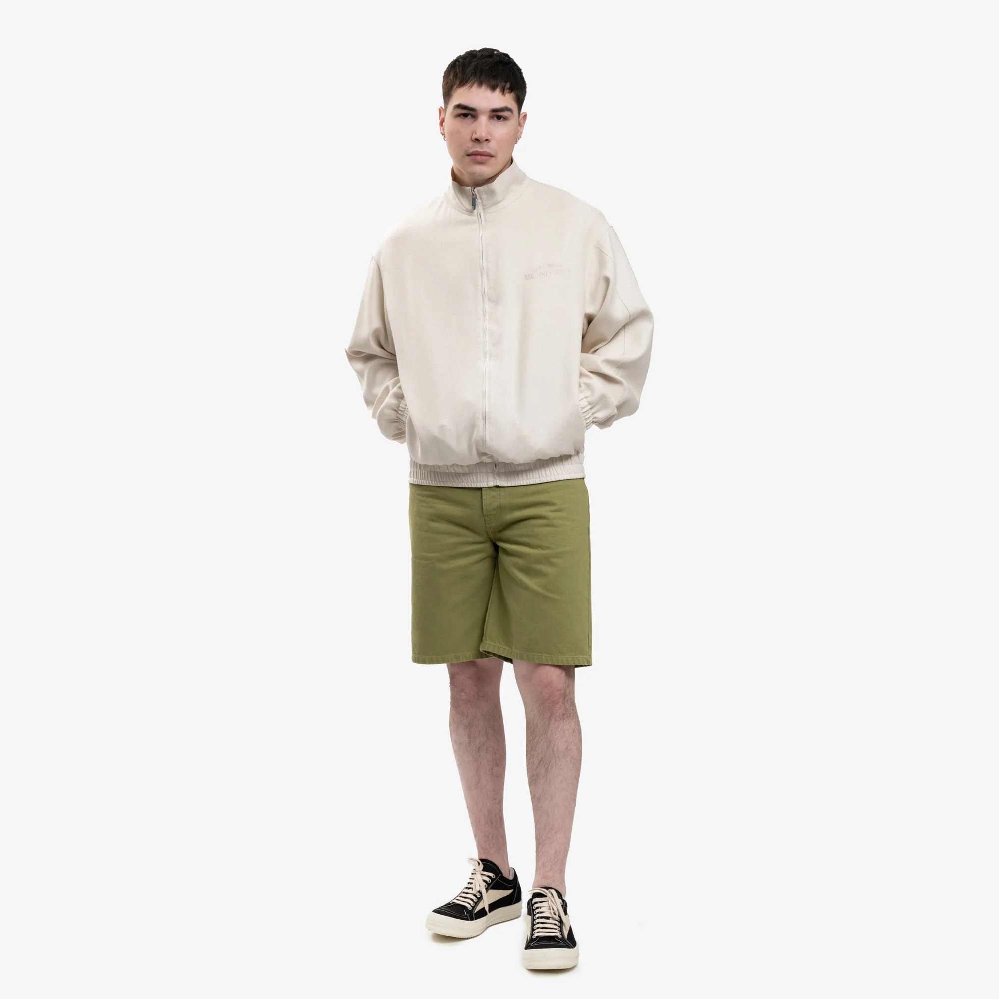 Linen Logo Track Top - Image 2