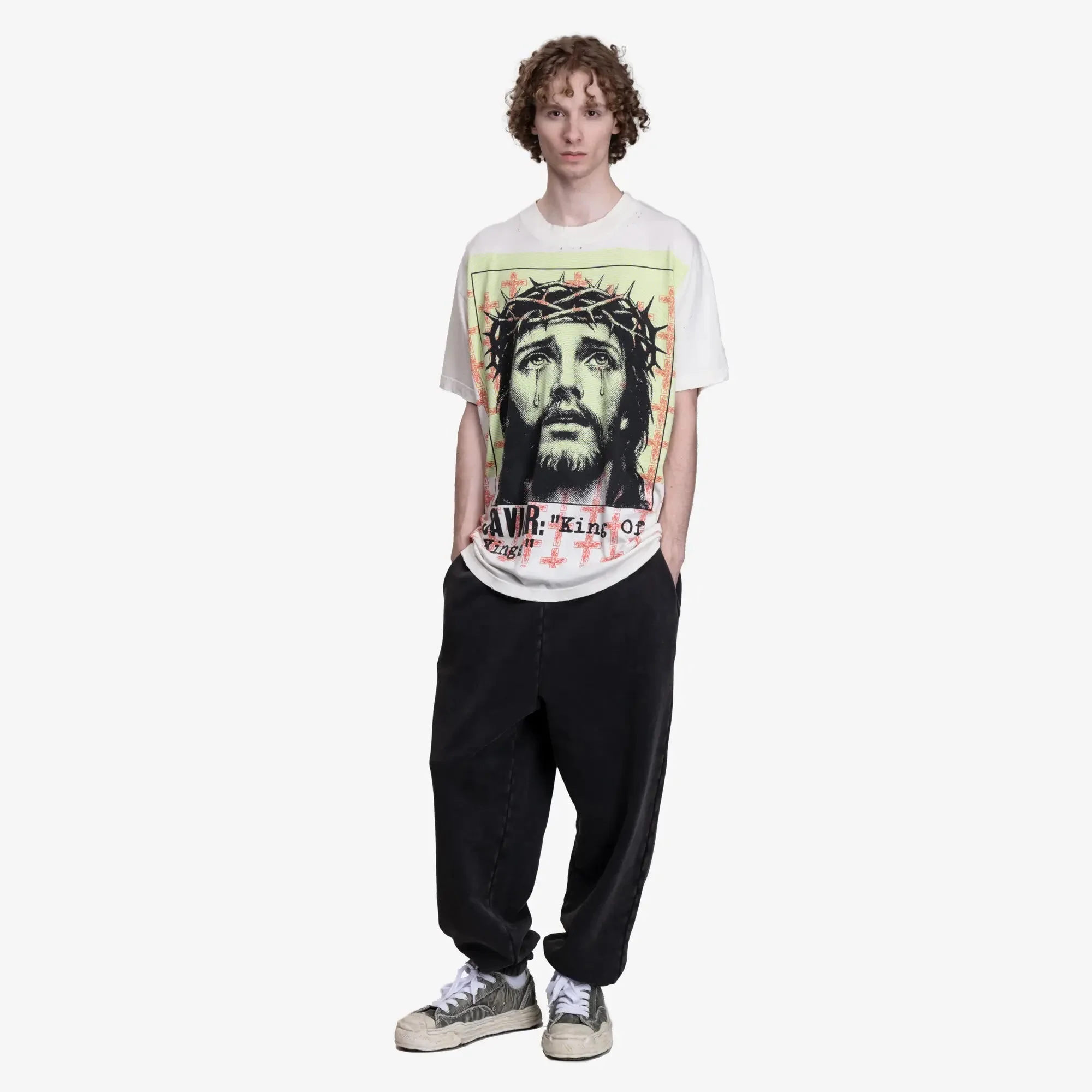 Hank Bleached Canvas Low-Top Sneakers - Image 2