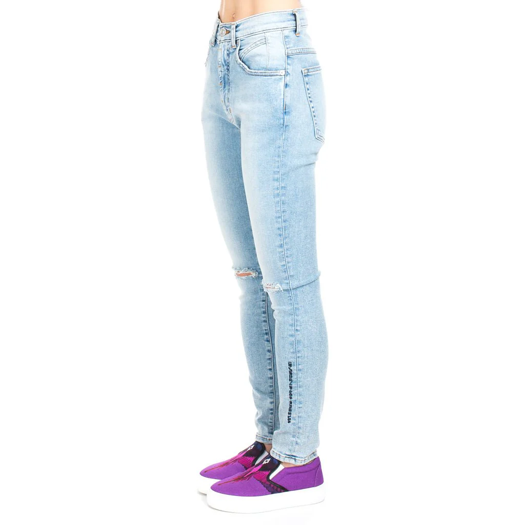 Womens I'm Made Distressed Skinny Jeans - Image 2