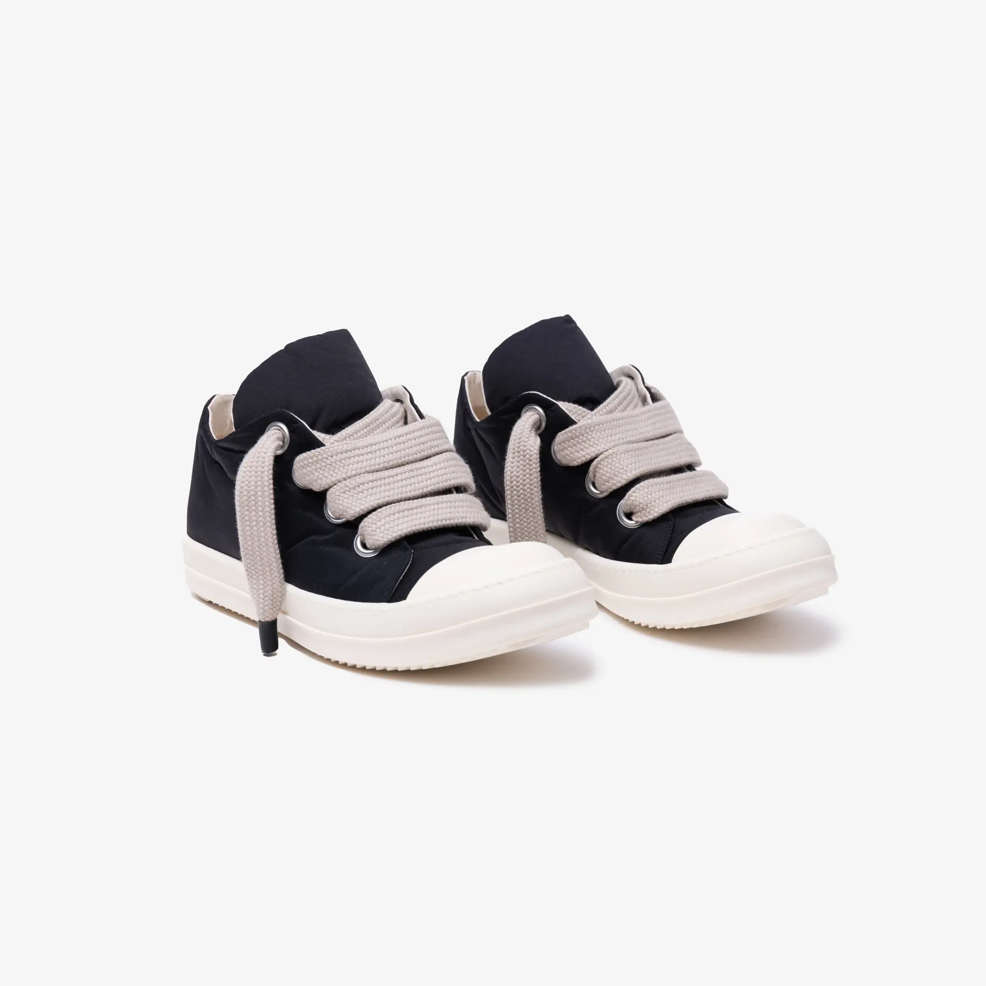 Jumbo Lace Puffer Low-Top Sneaks