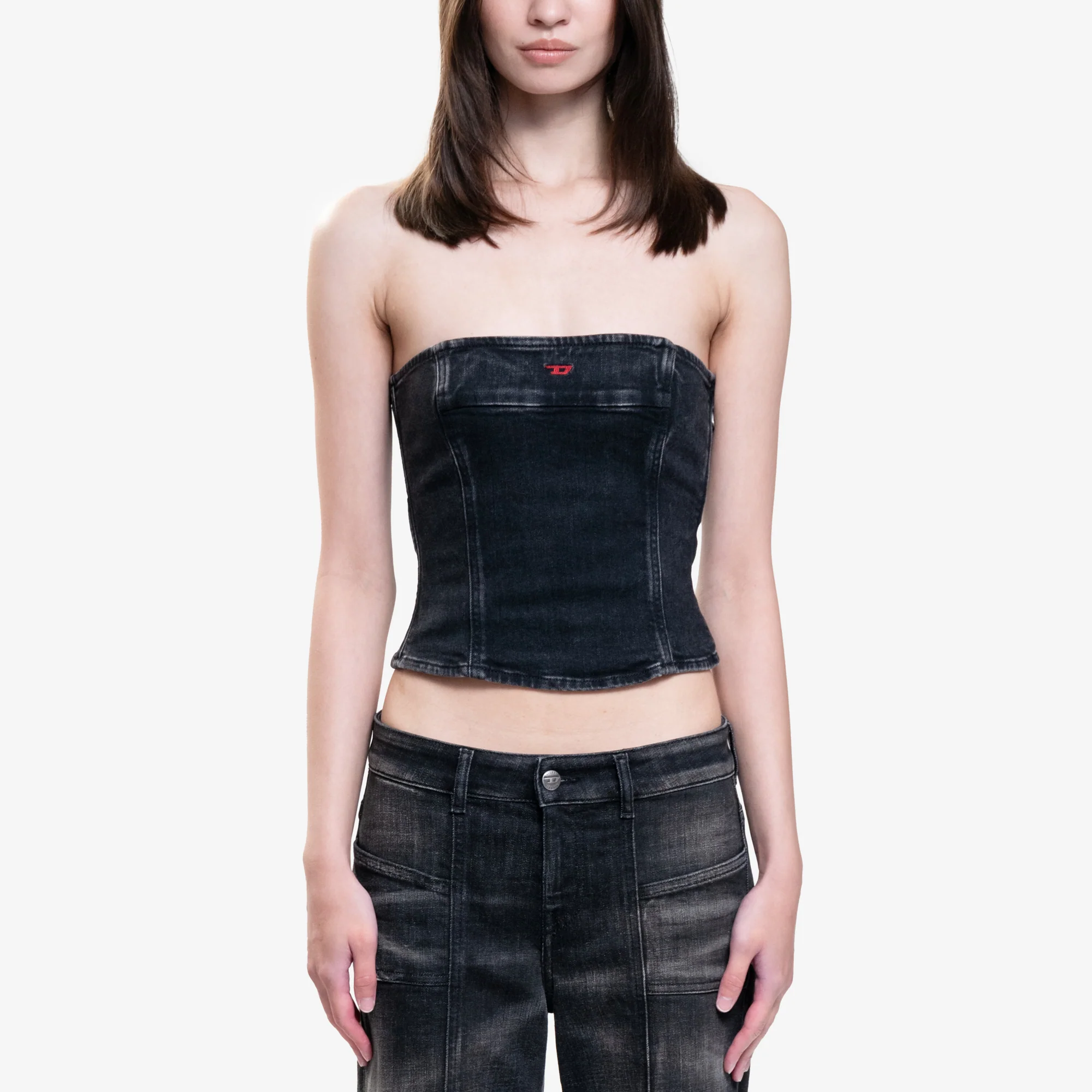 Womens Deville Denim Tube Top
