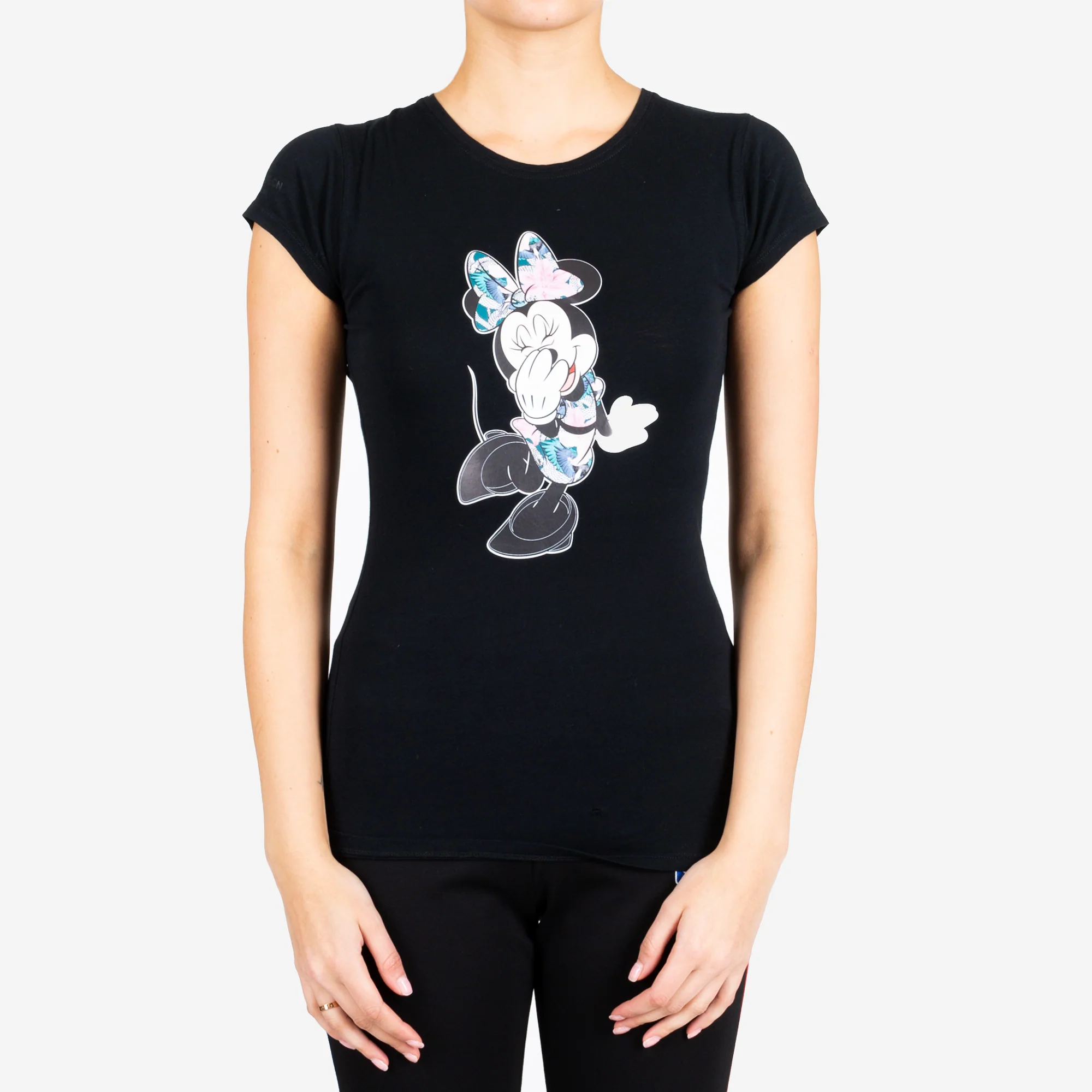 Womens Minnie Mouse Flower Tee