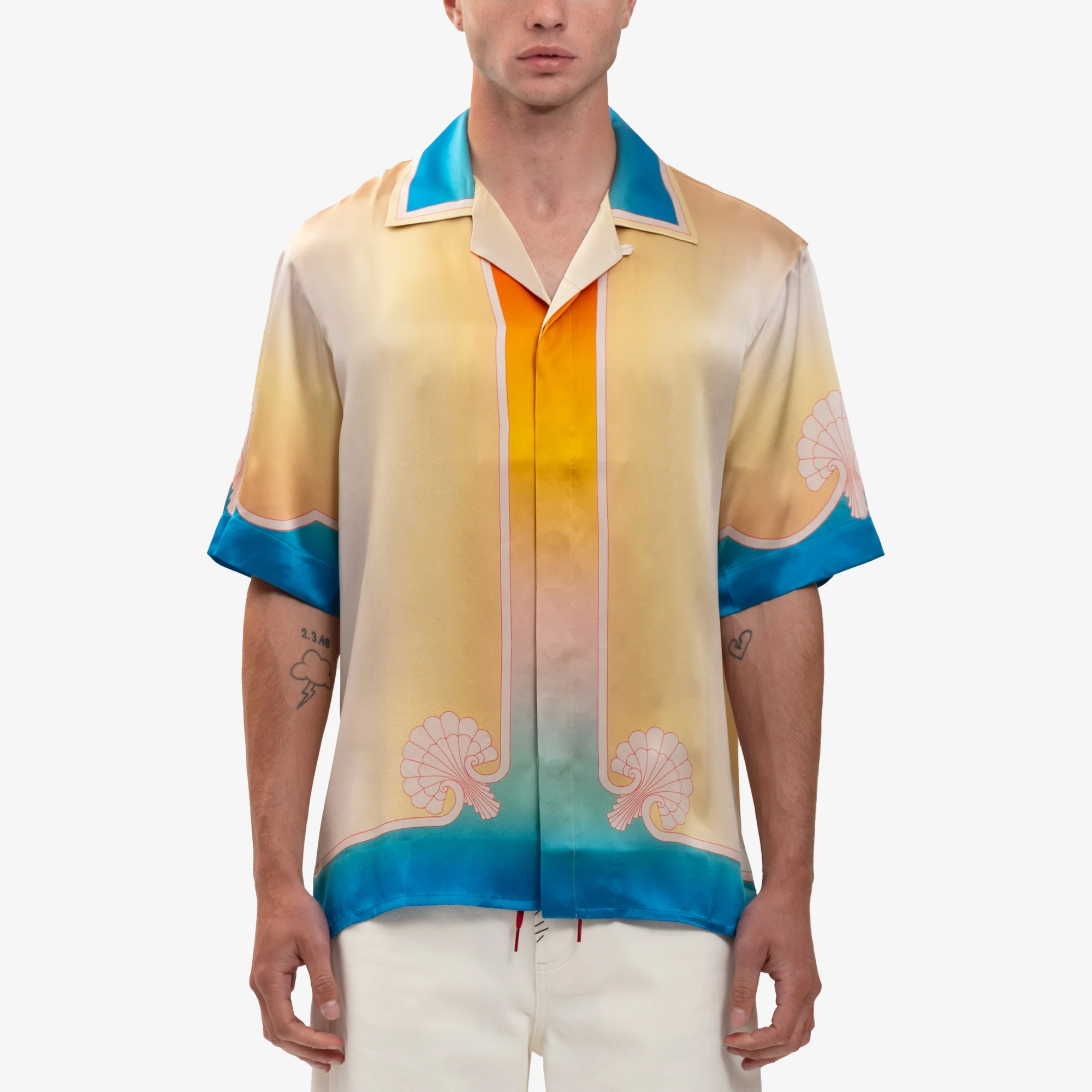 Larc Colore SS Silk Shirt
