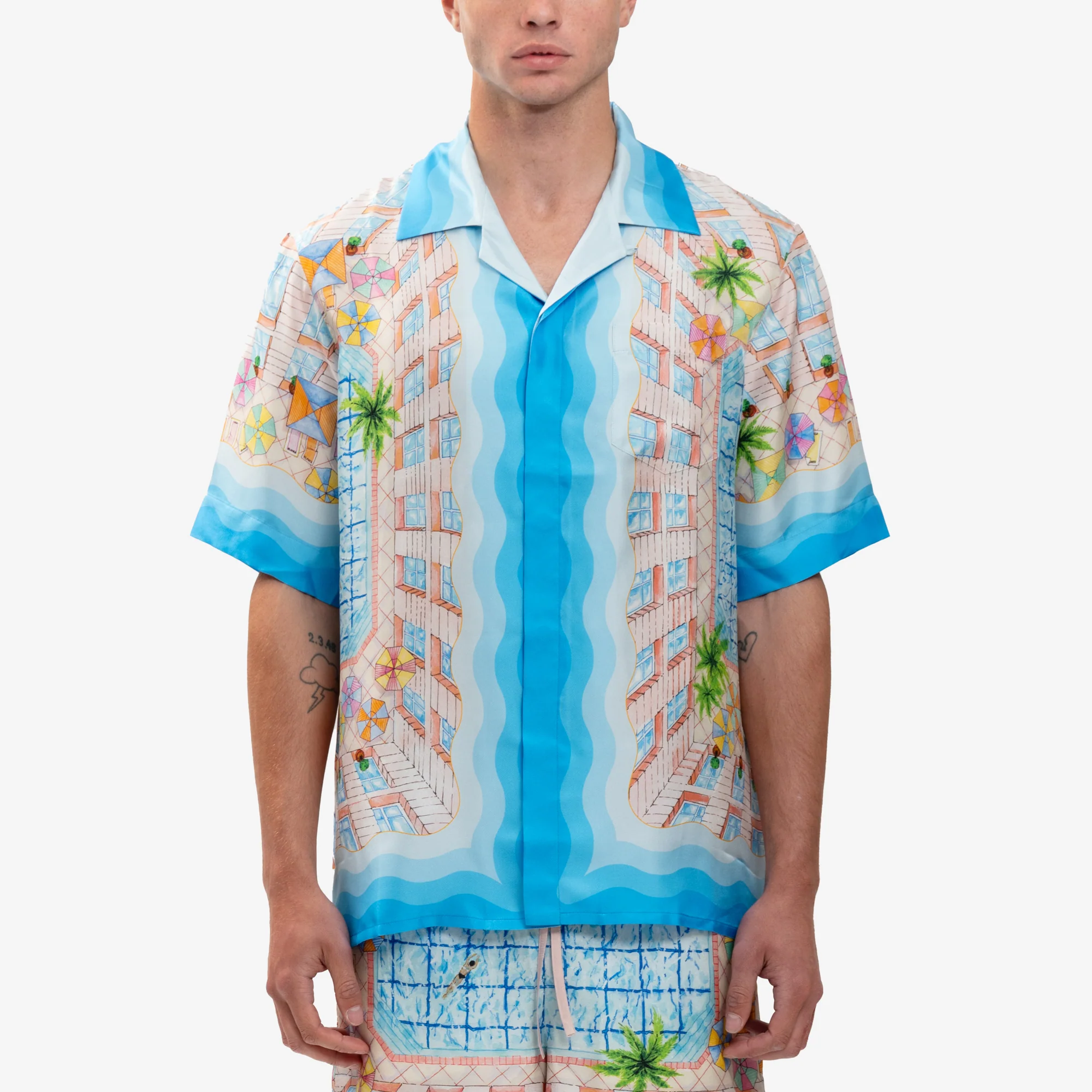 Le Plongeon SS Silk Shirt