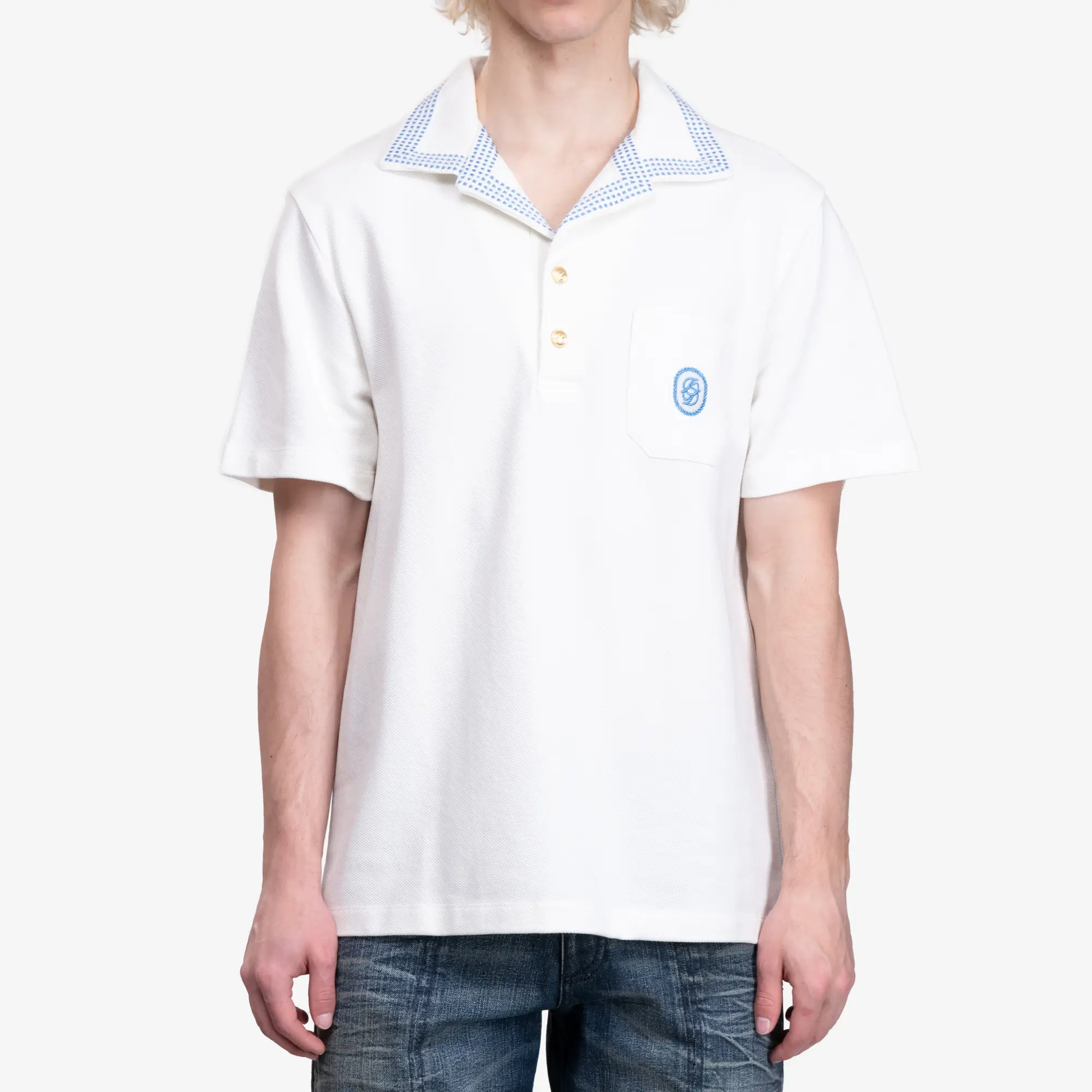 Le Polo Pique Damier