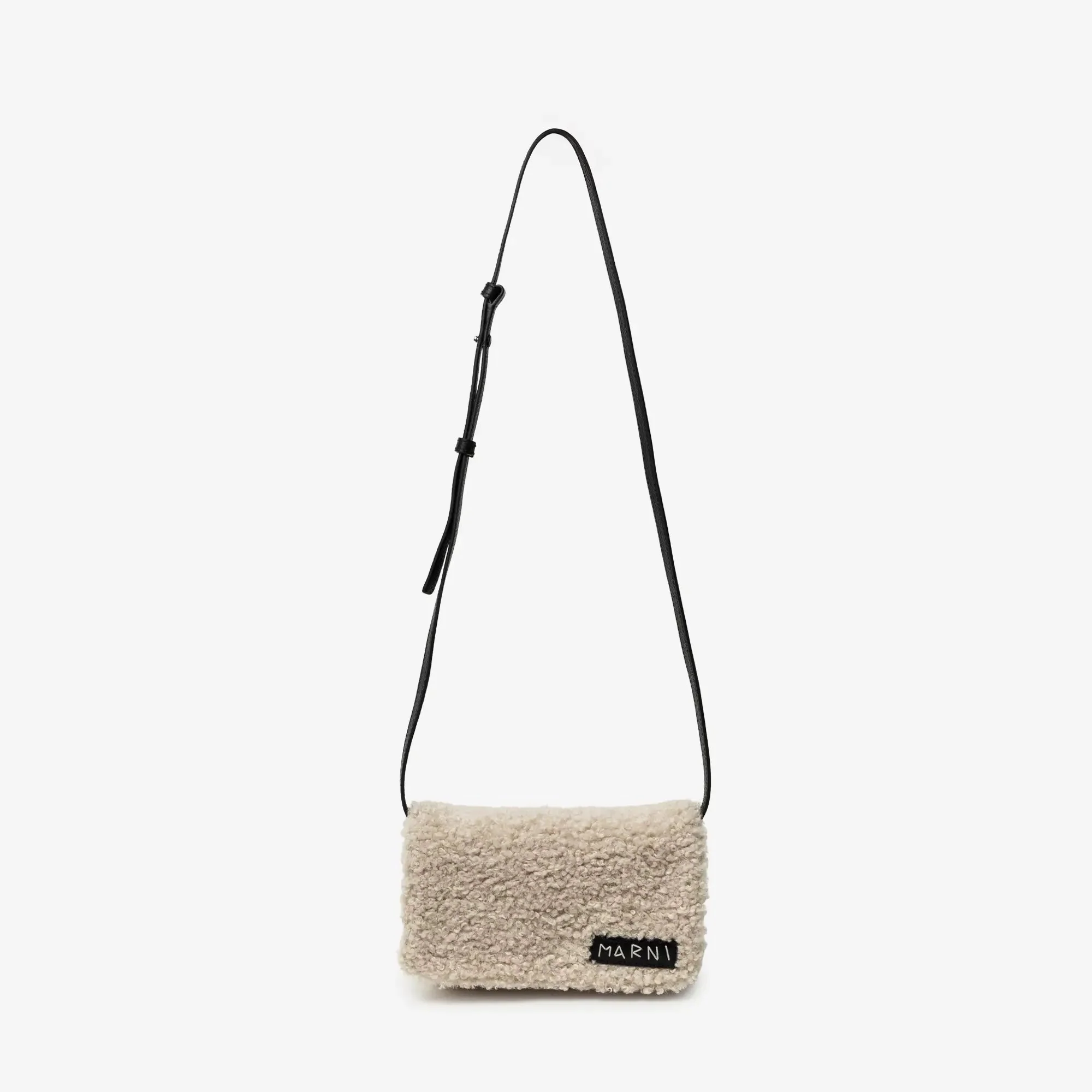 Curly Fur Crossbody Bag