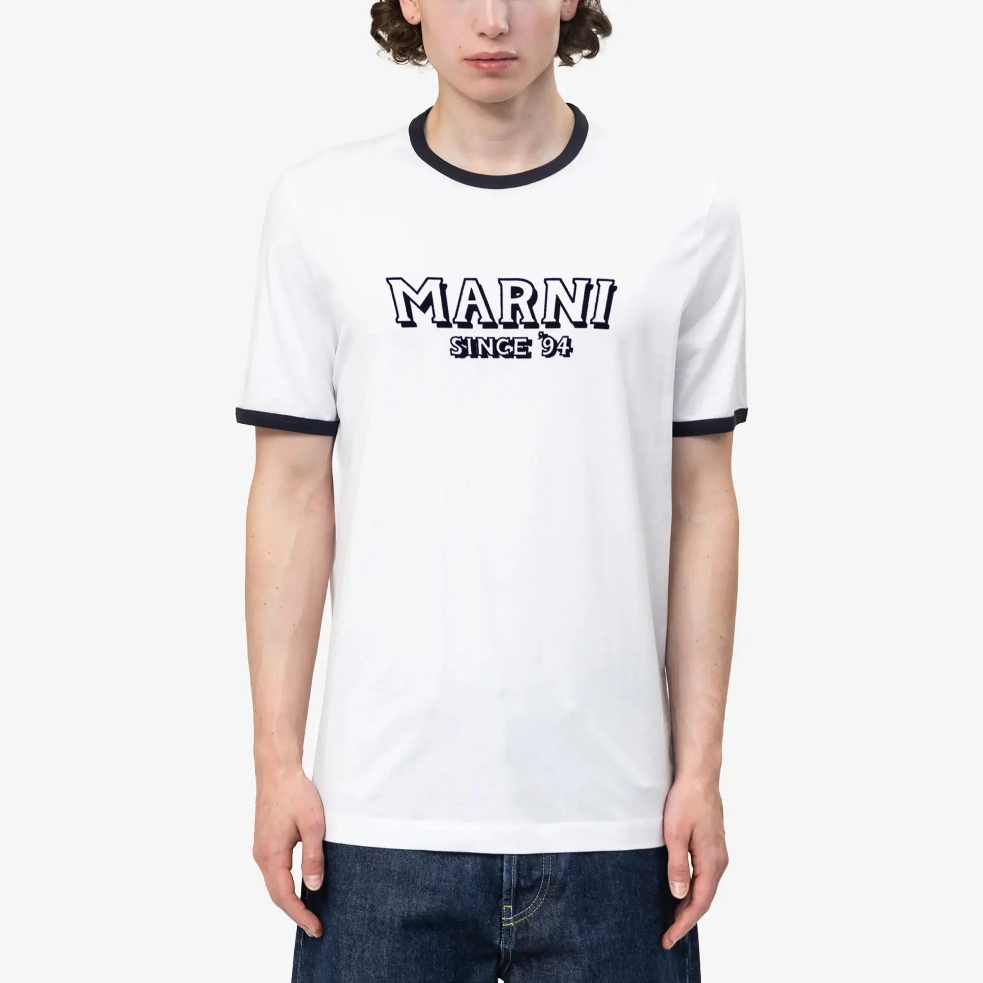 Since 94 Contrast Trim T-Shirt