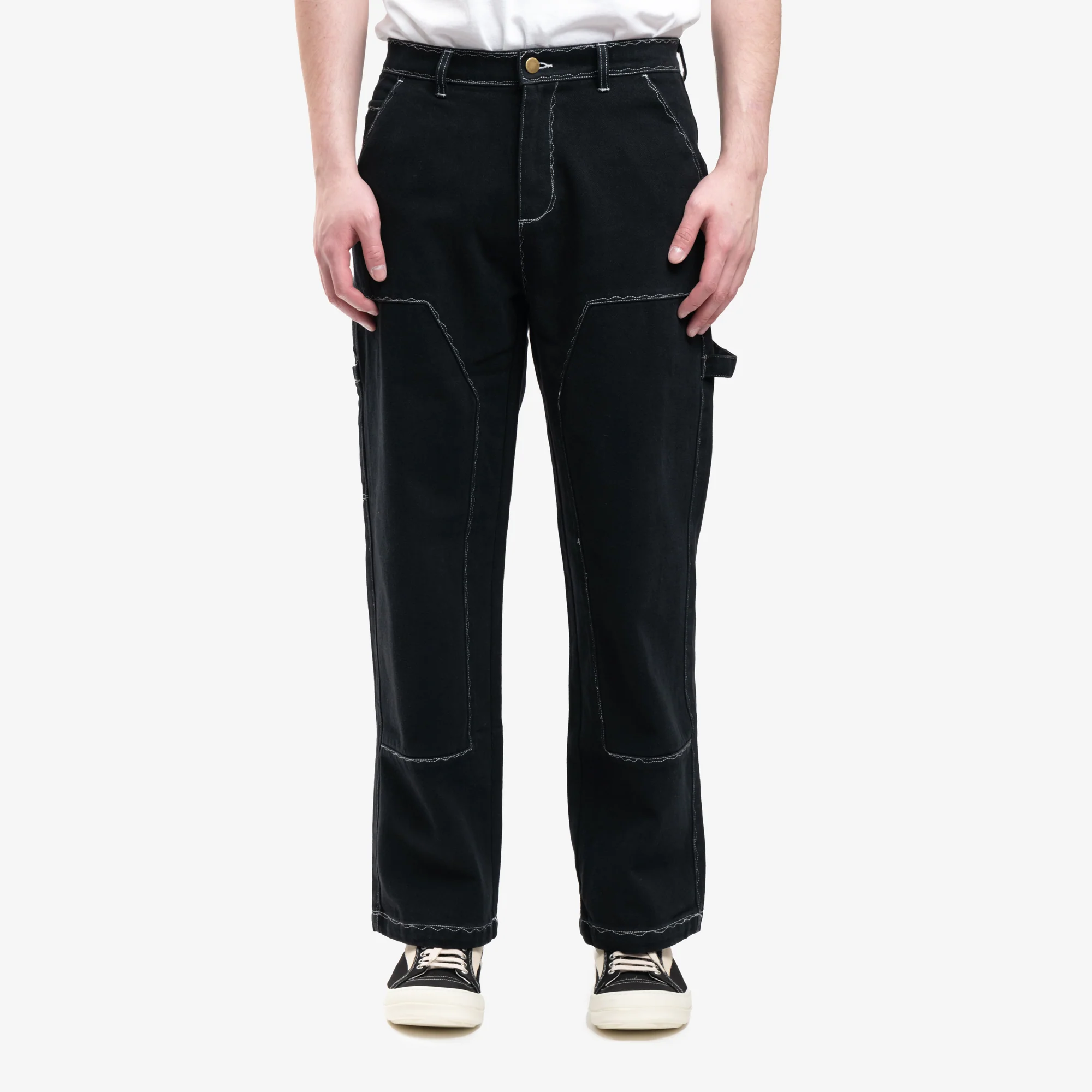 Messy Stitched Work Pants