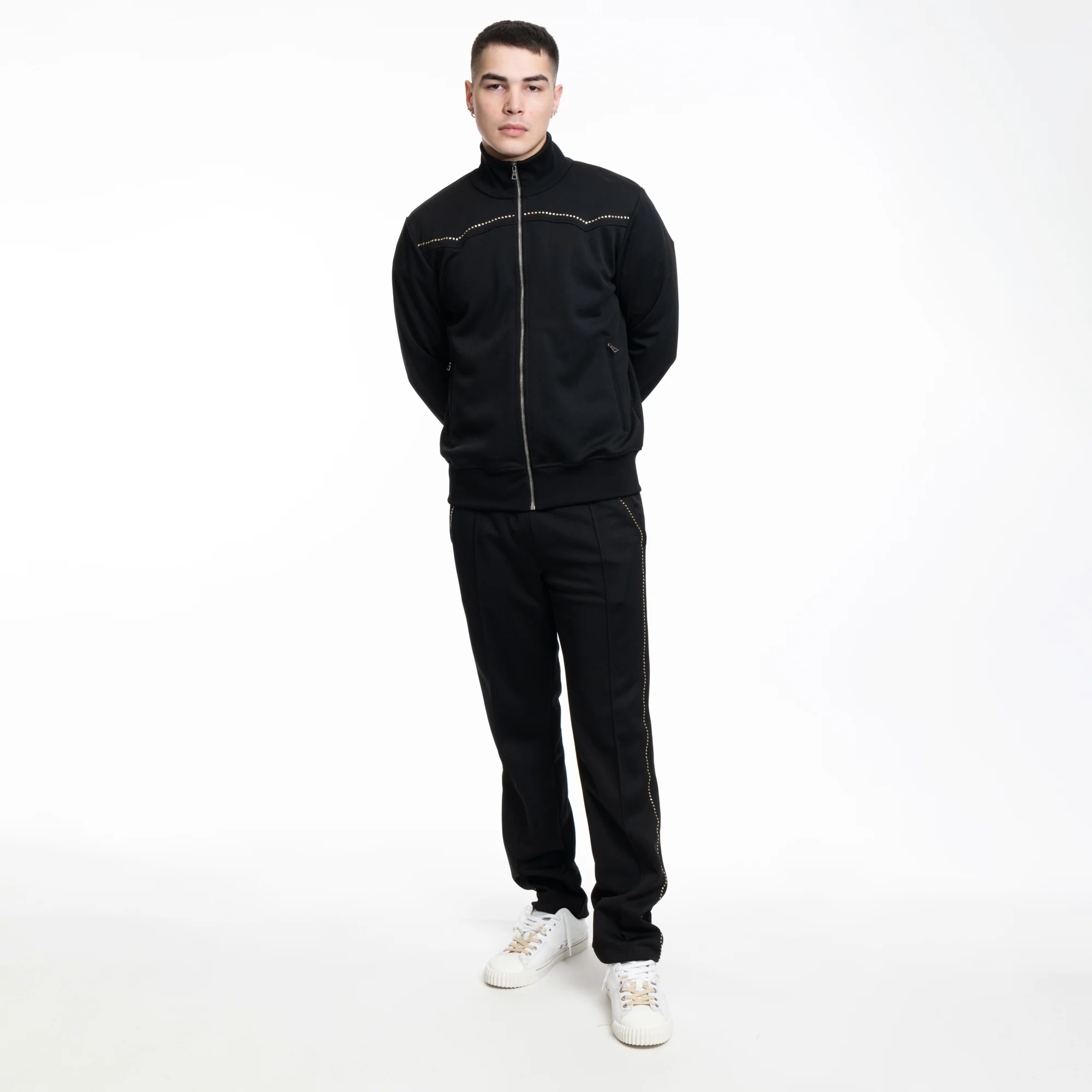 Monogram Stud Track Jacket - Image 2