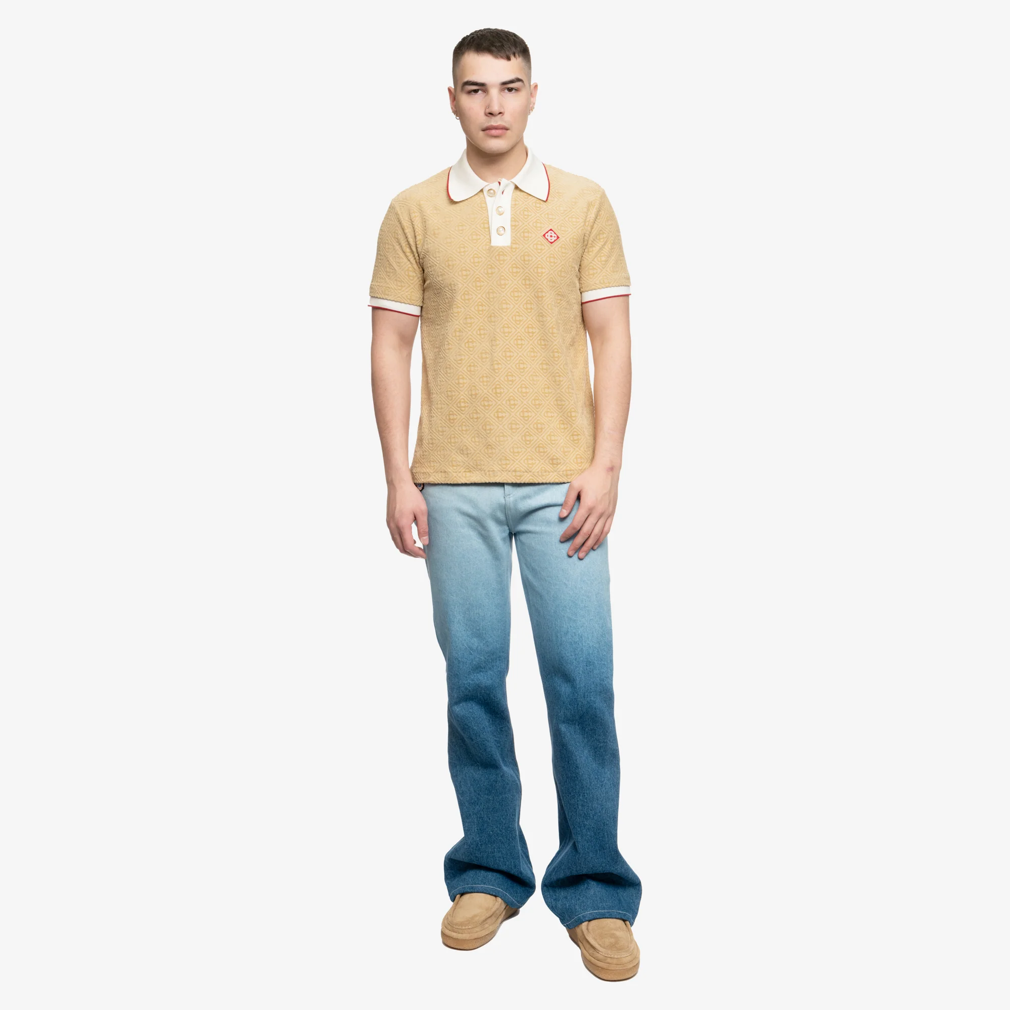Monogram Velour Polo - Image 2