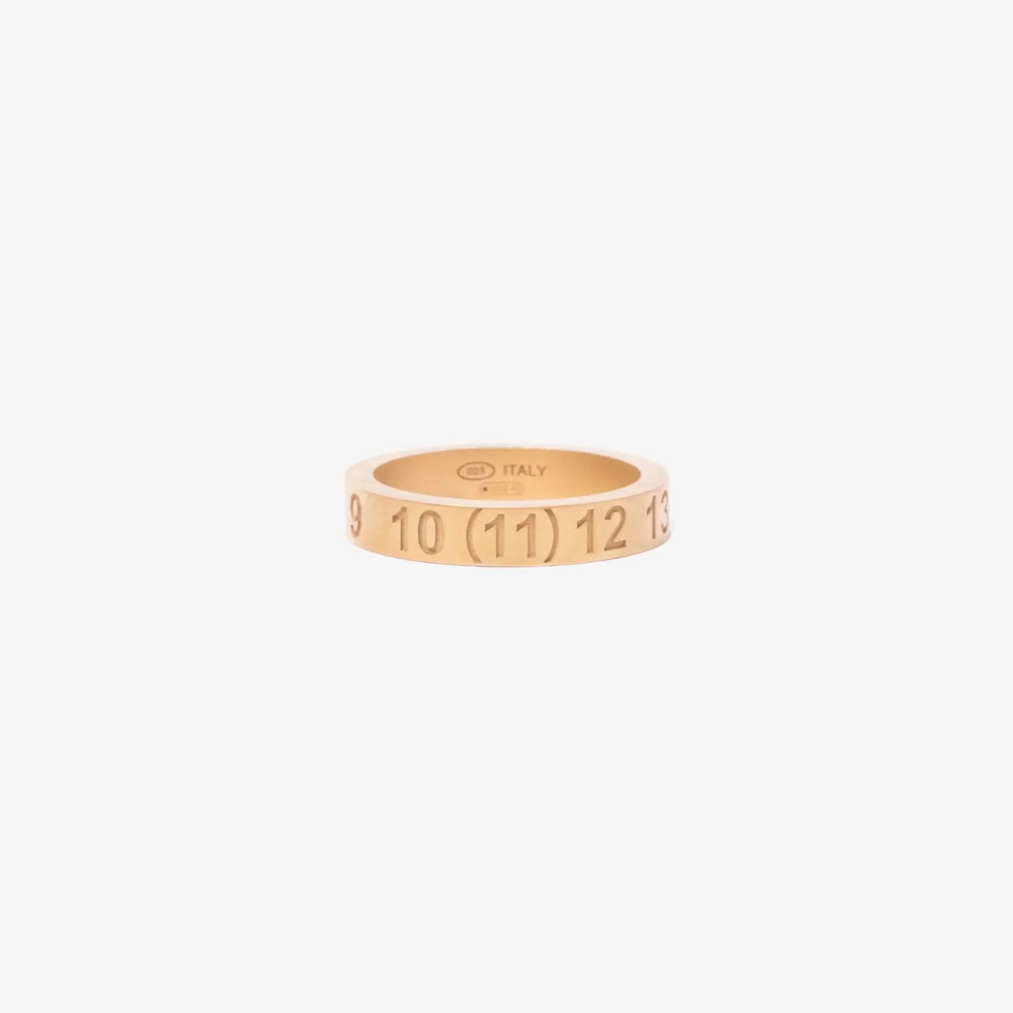 Numeric Gold 4mm Ring