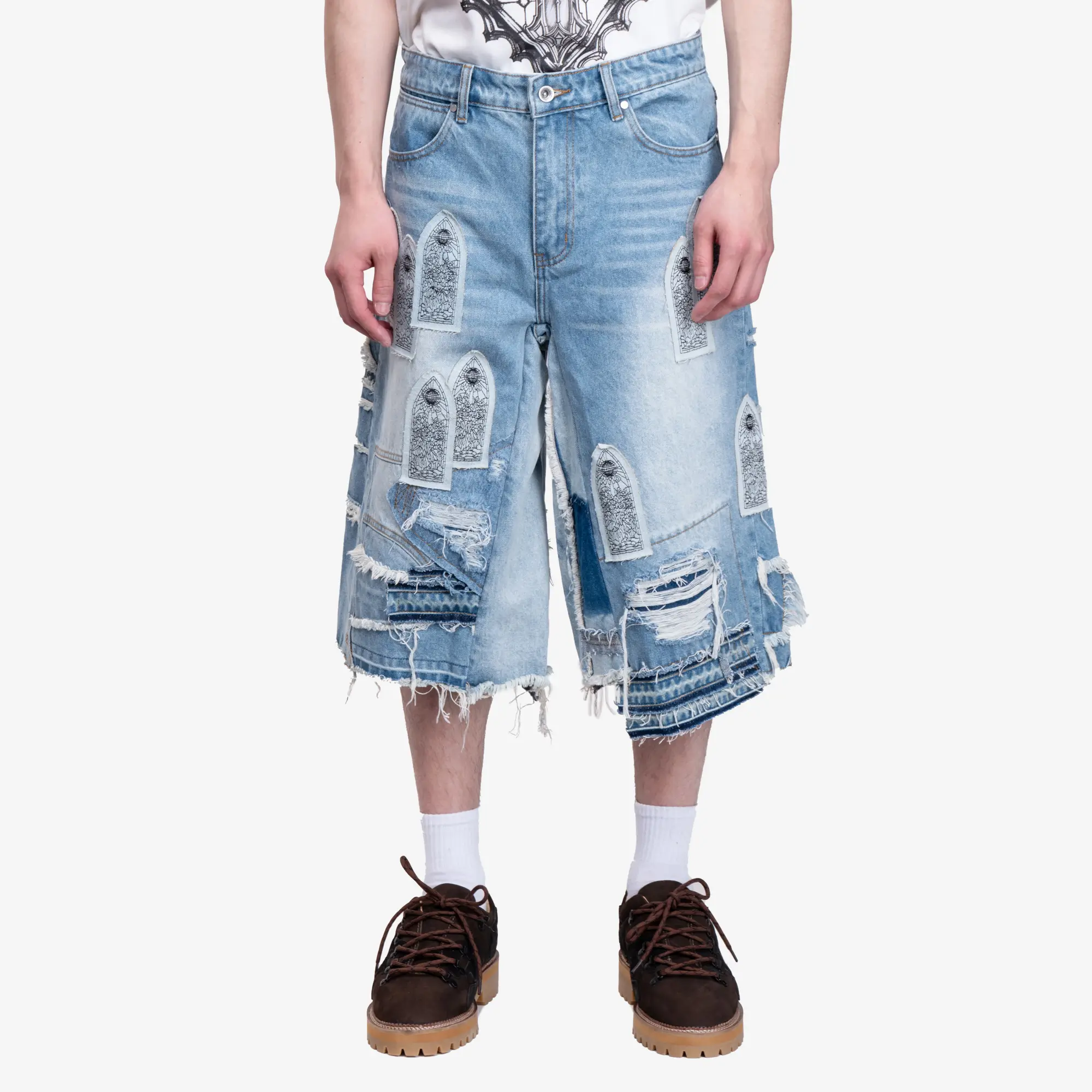 Patched Arch Repaired Blowout Shorts