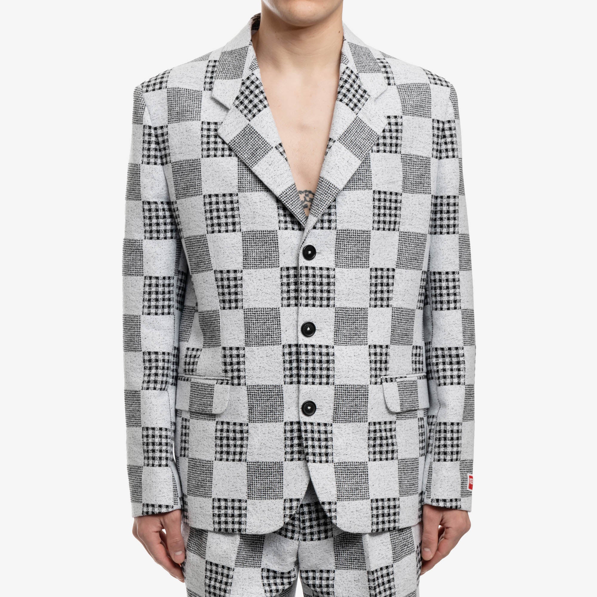 Patchwork Jacquard Jacket