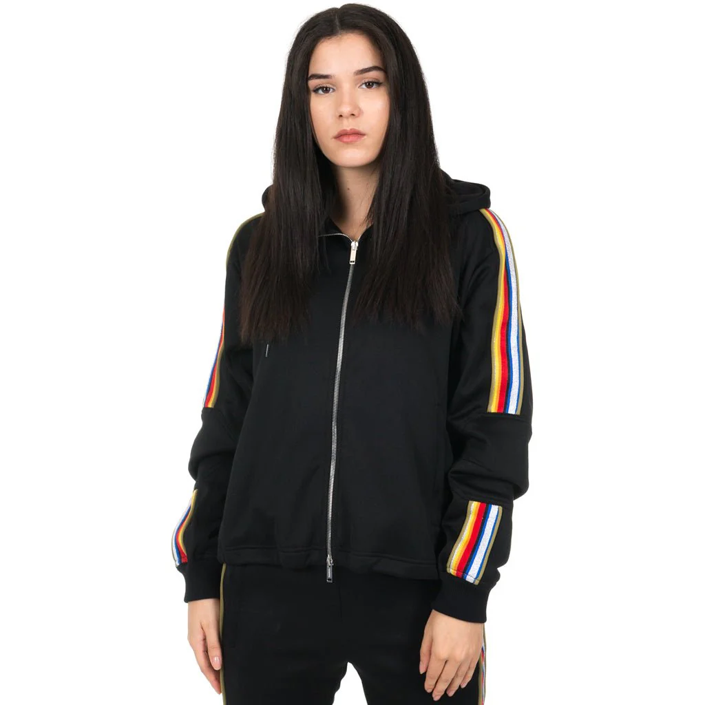 Rainbow Band Track Hoody