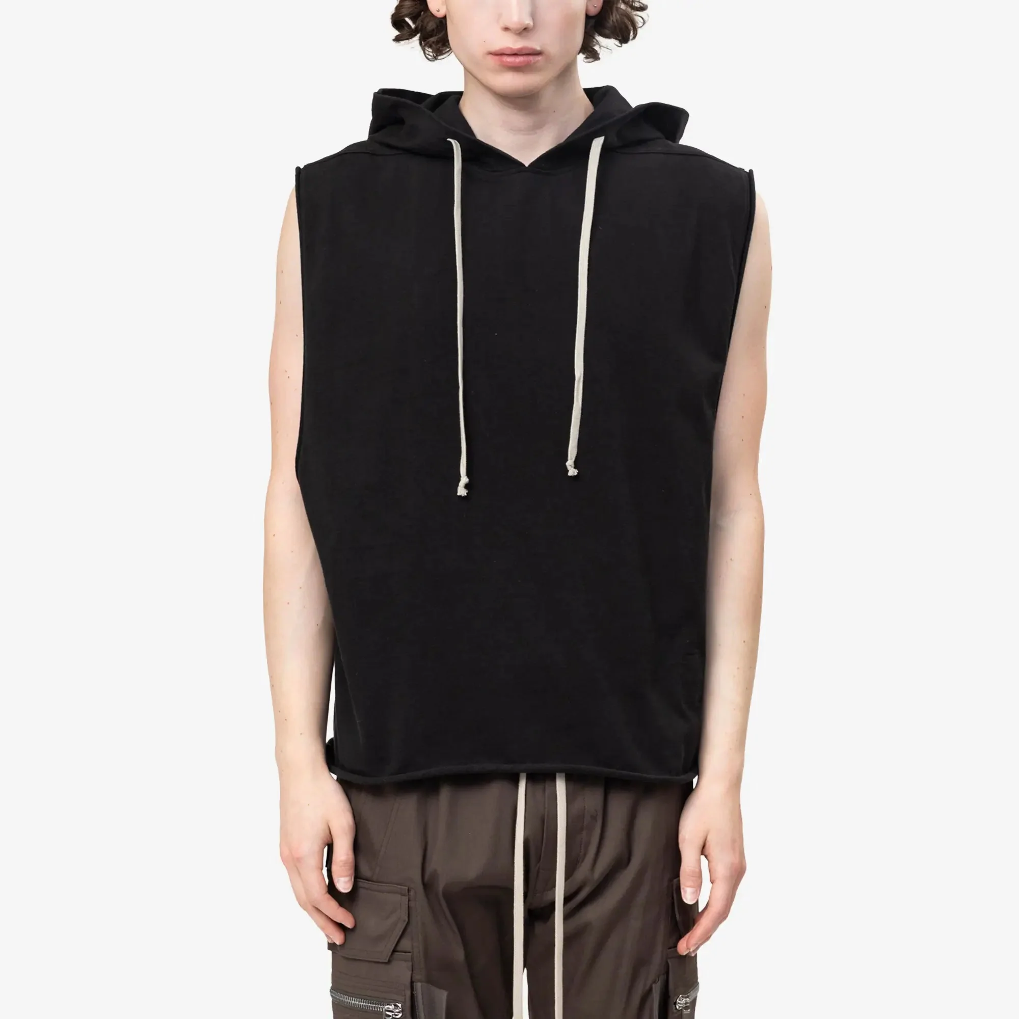 Hooded Sleeveless Tunic