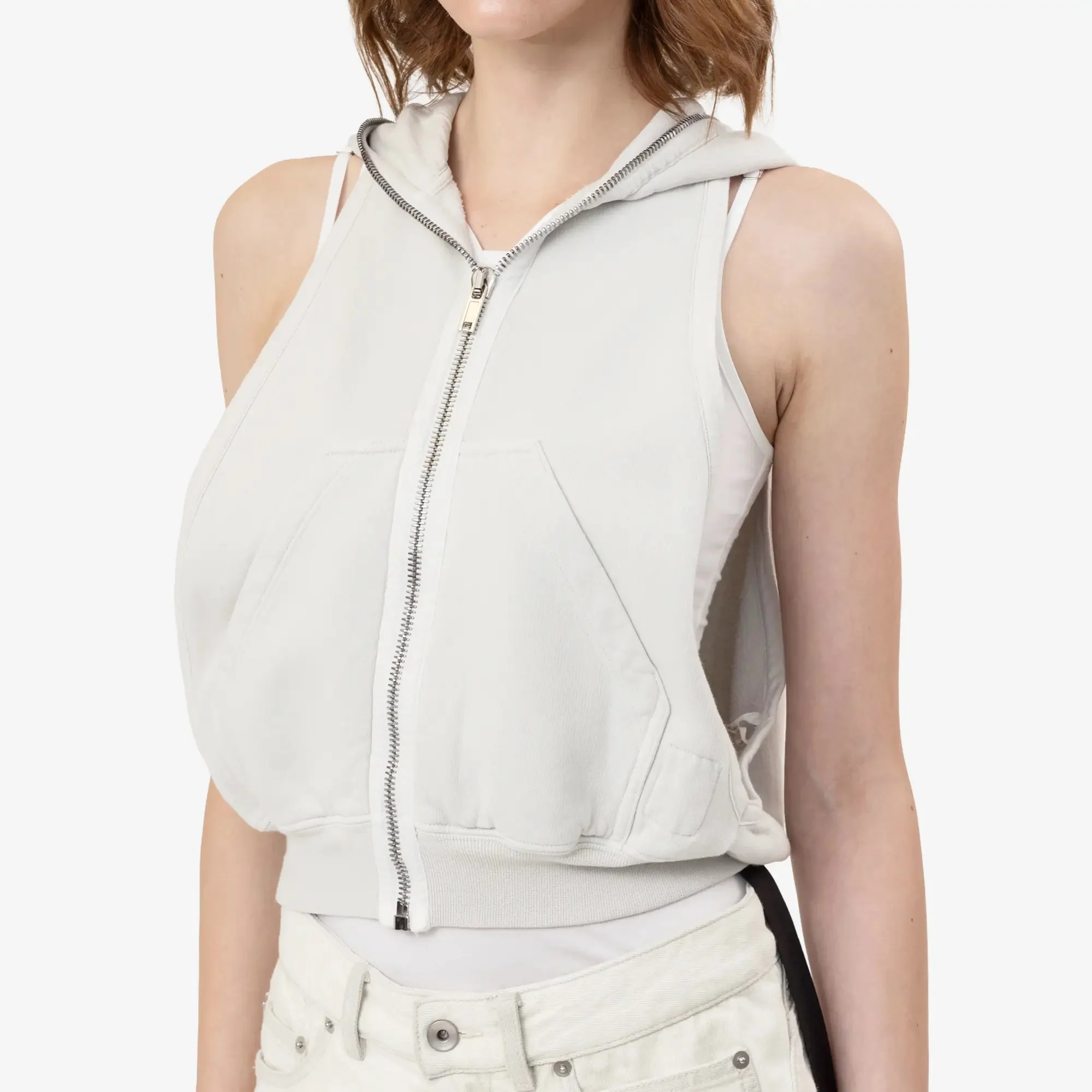 Womens Cyclops Gimp Sleeveless Hoody - Image 5