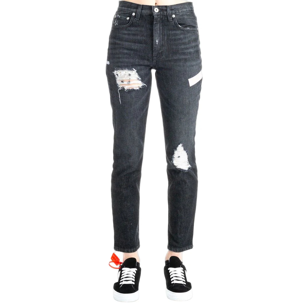 Womens Slim Tapered Jeans