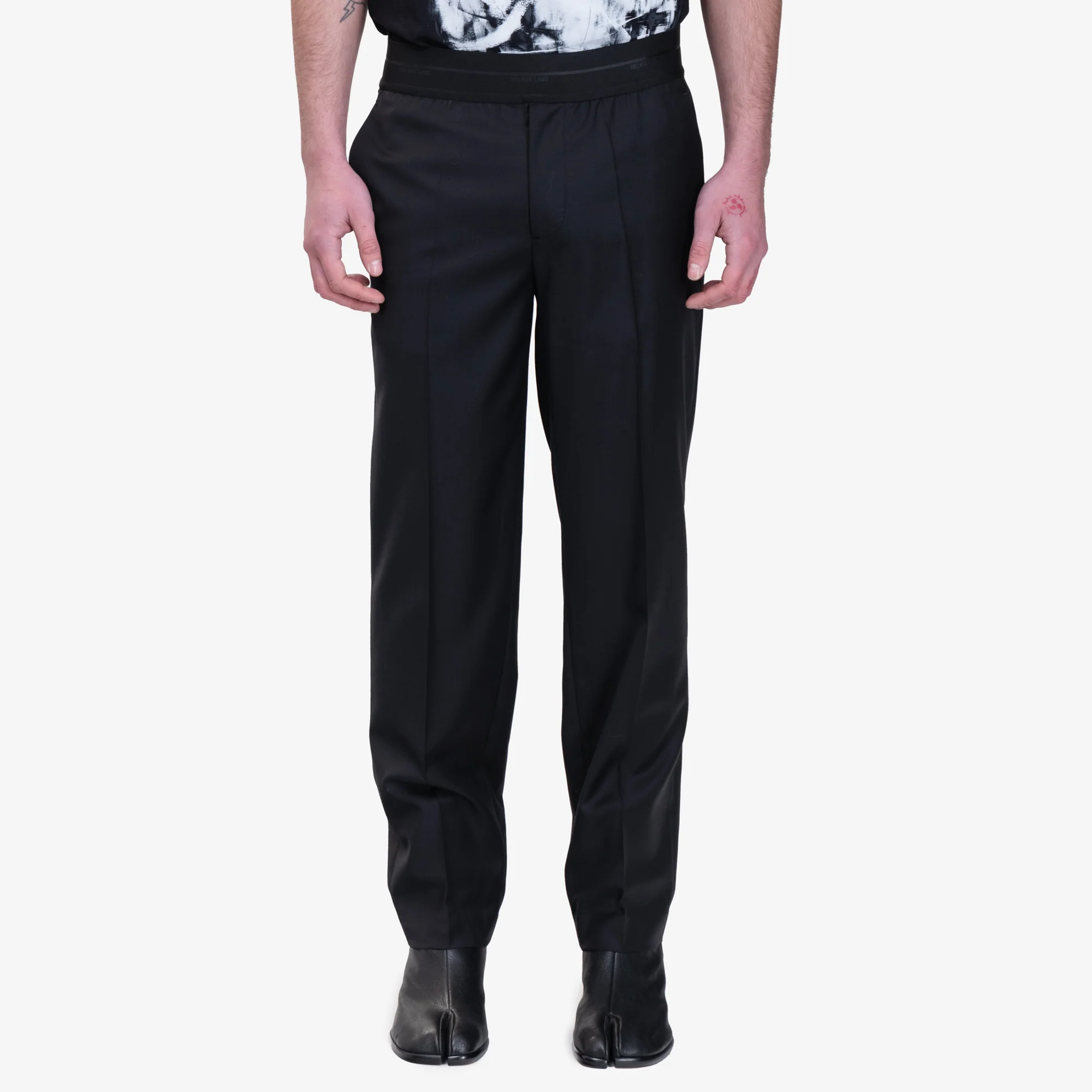 Tapered Wool Trousers