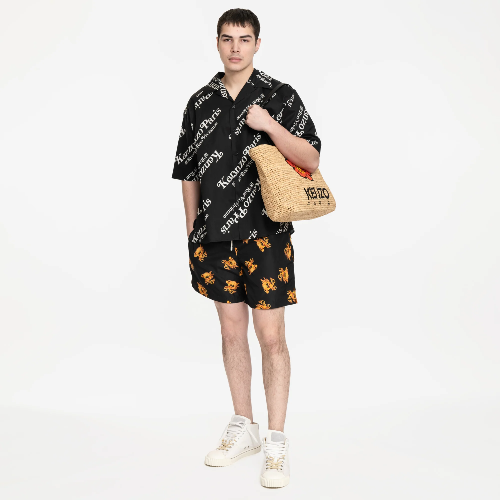 Straw Large Tote Bag - Image 2