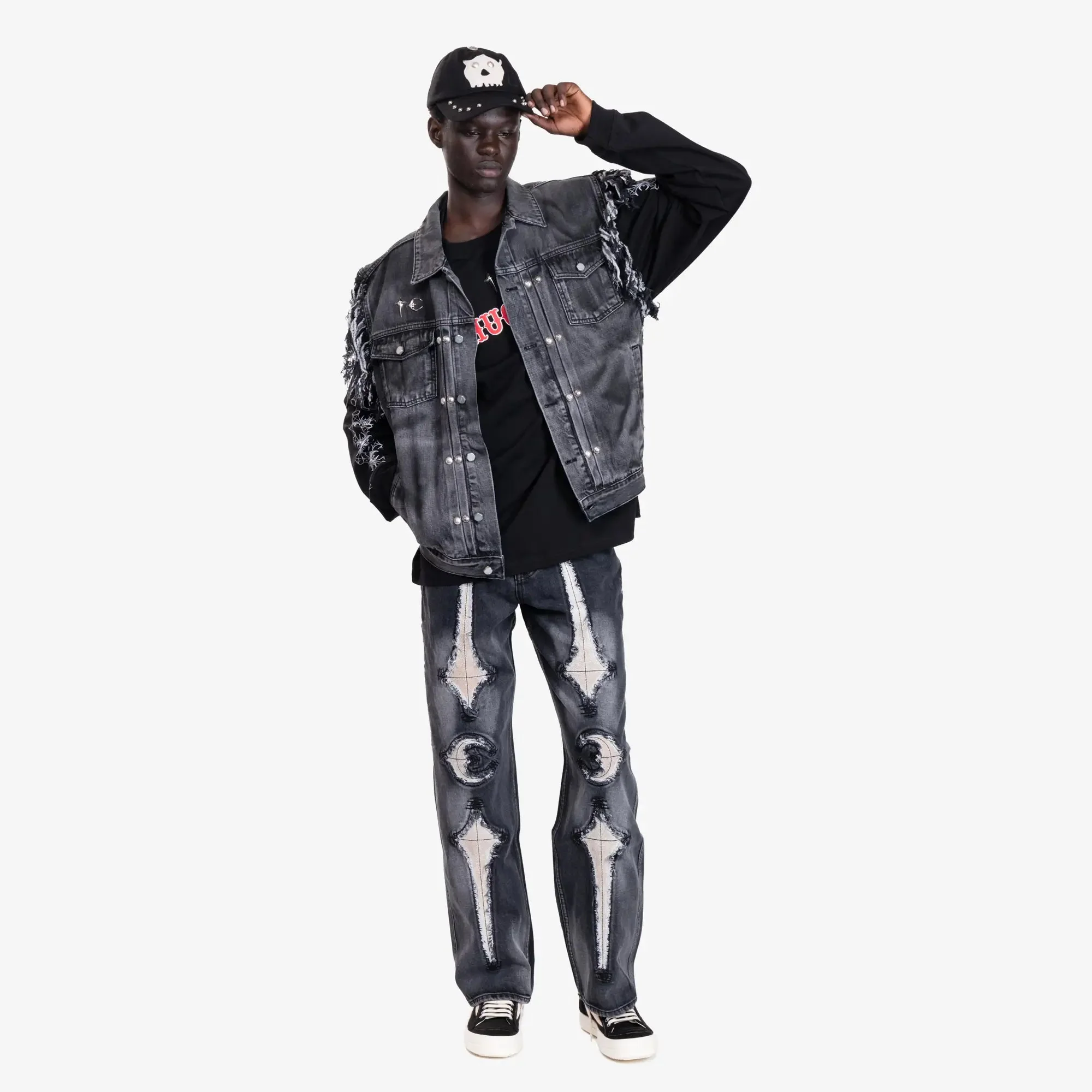 TC Angels Denim Vest - Image 2