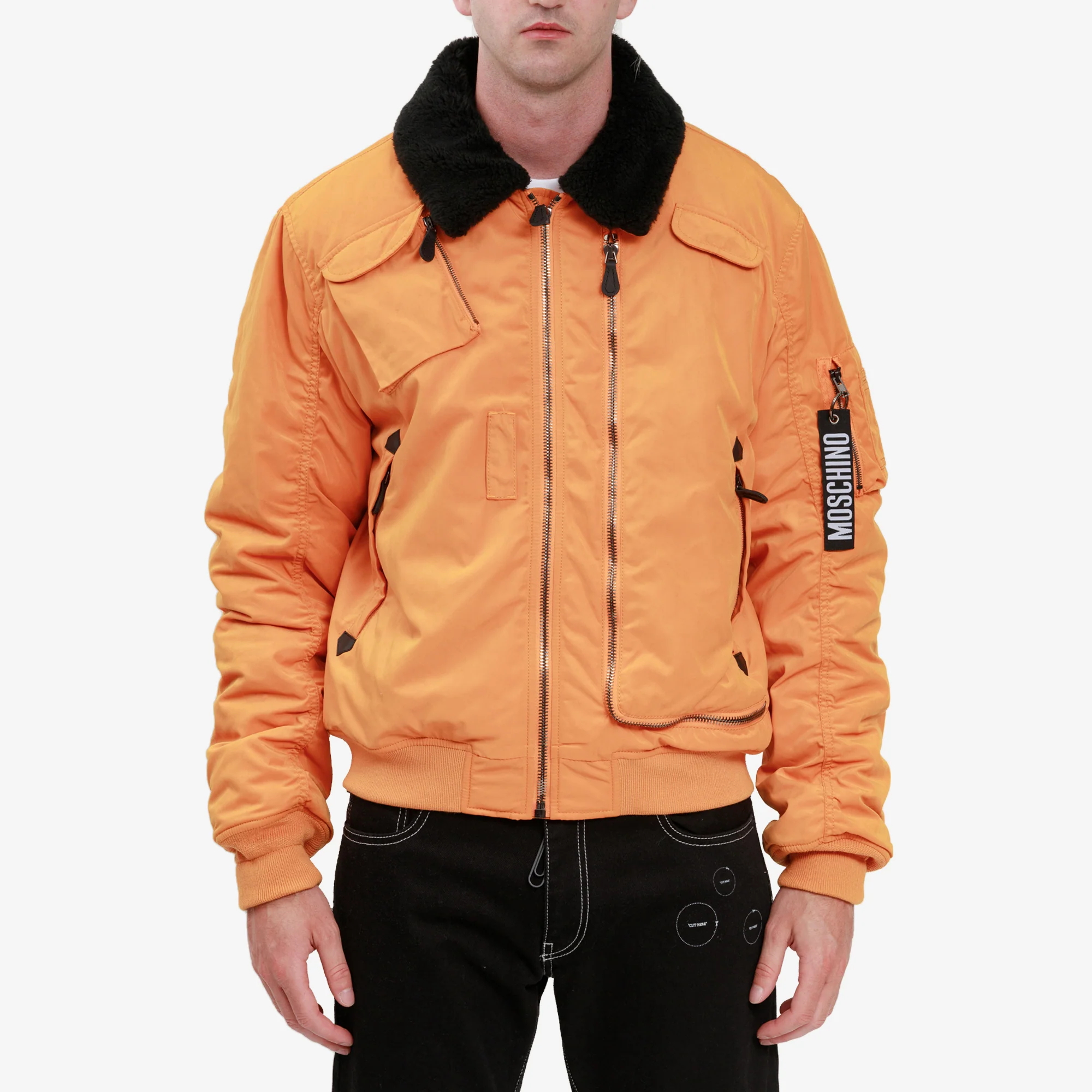 Technical Twill Aviator Jacket
