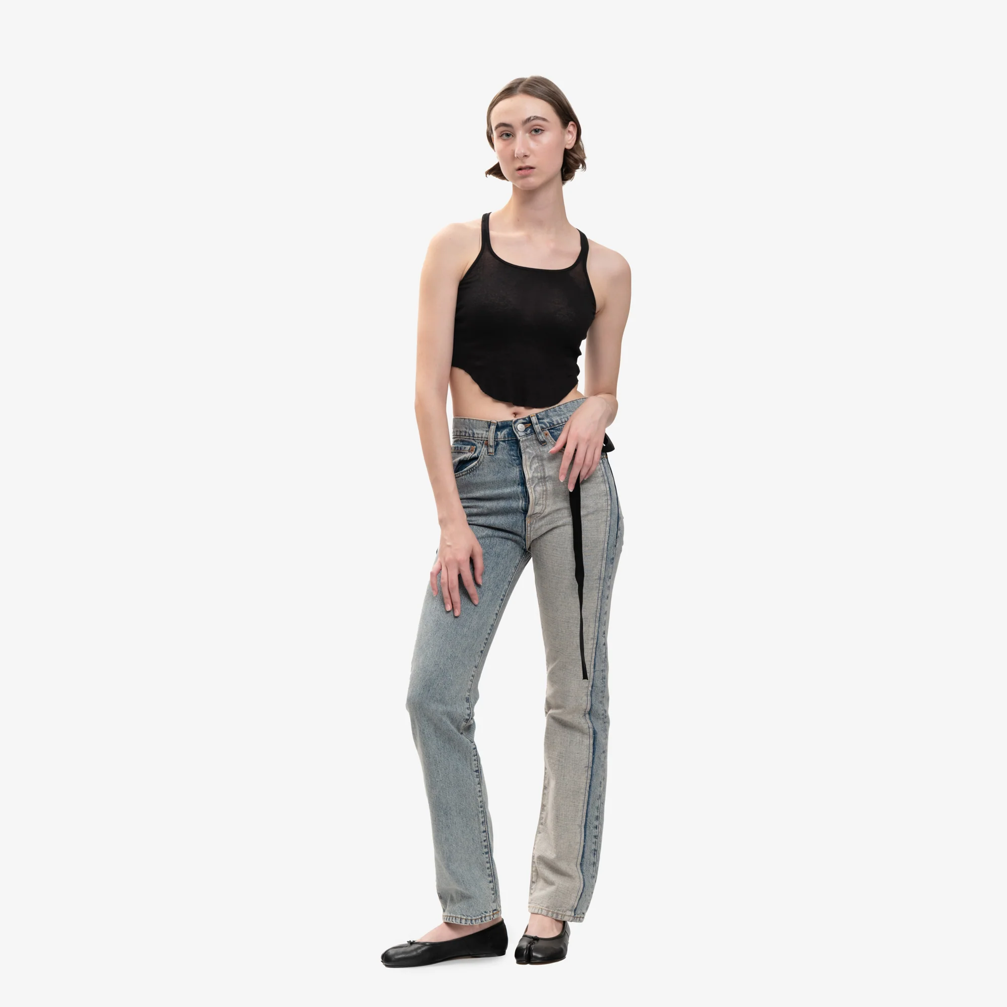 Two Tone Wash Jeans - Image 2